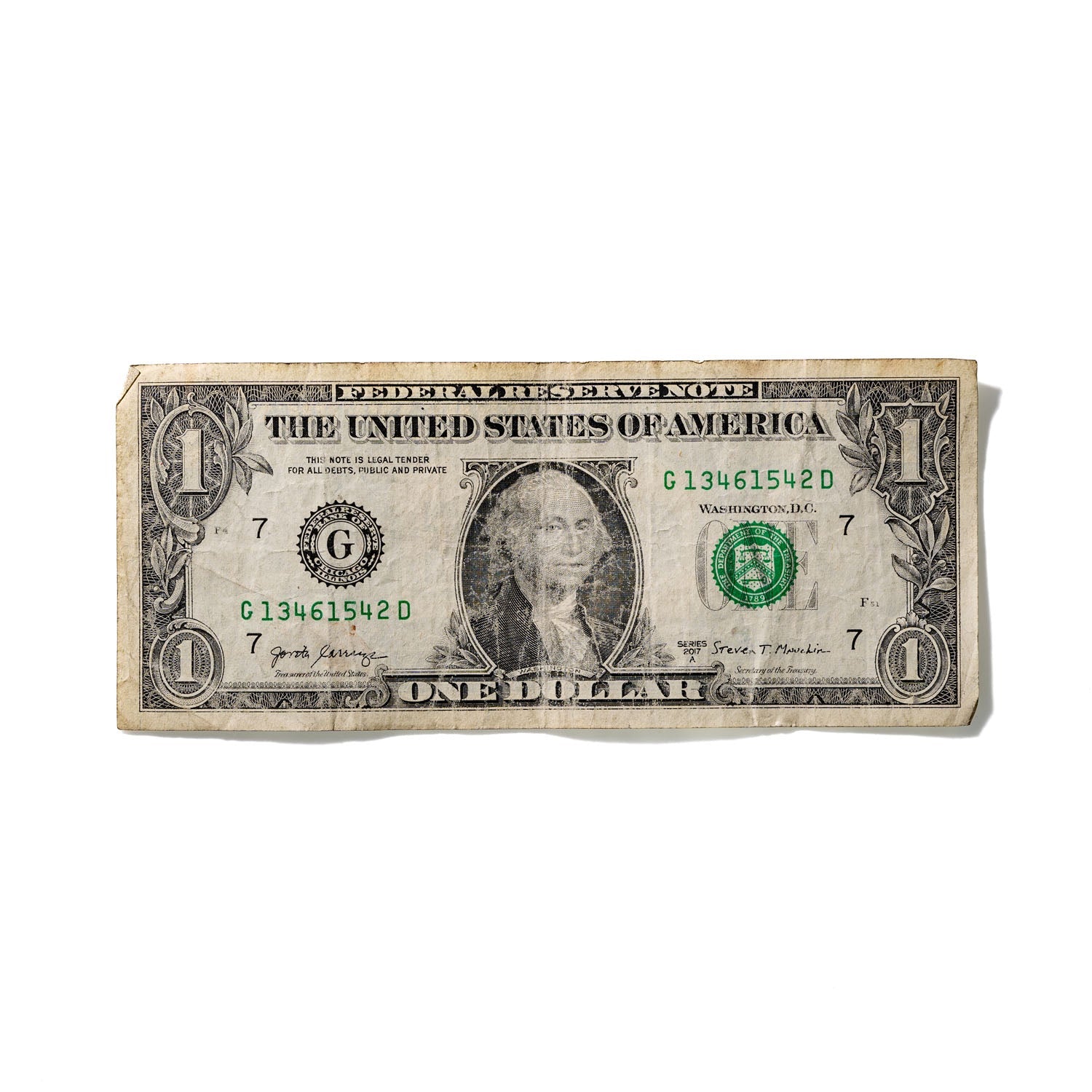 One-Dollar Bill No. 28