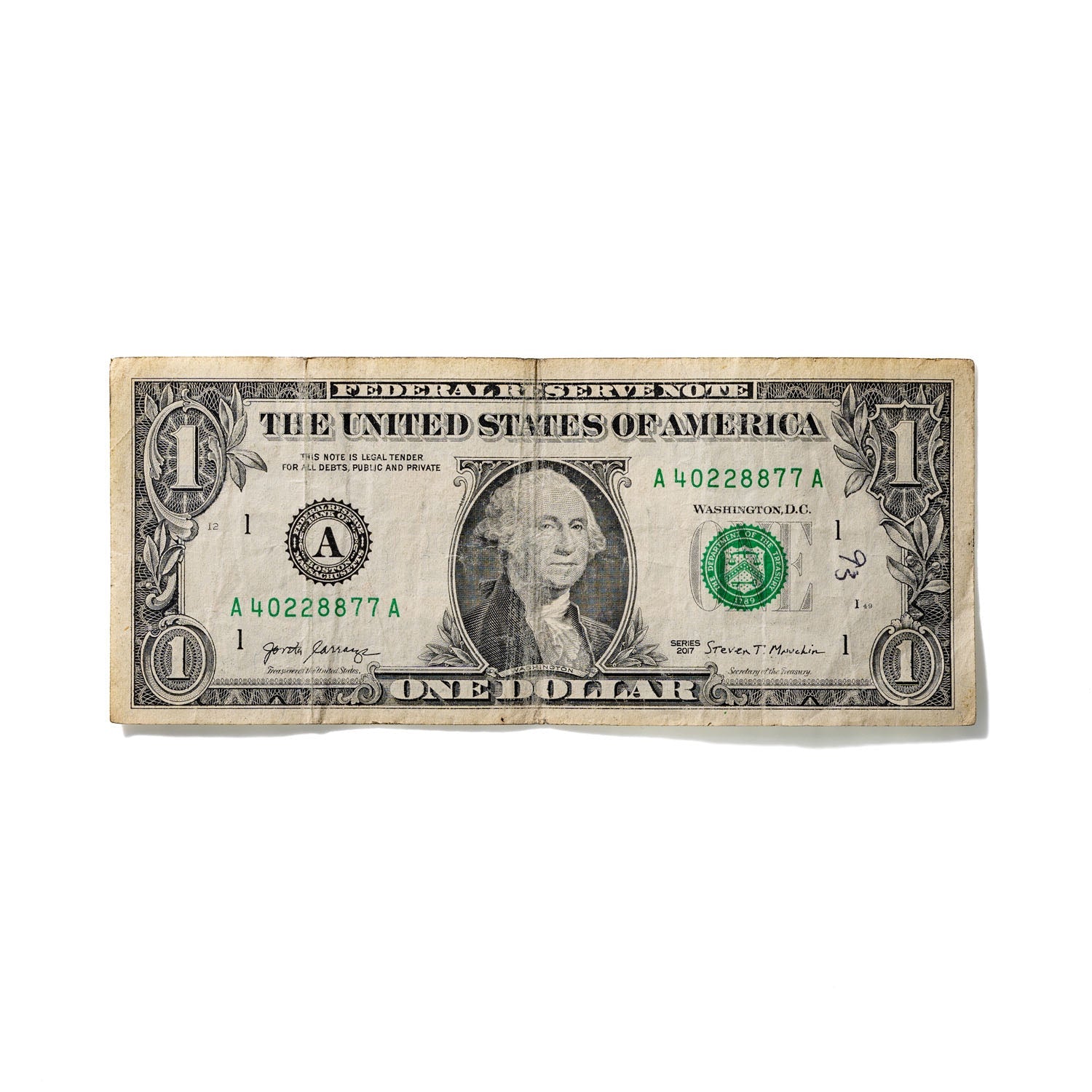 One-Dollar Bill No. 29