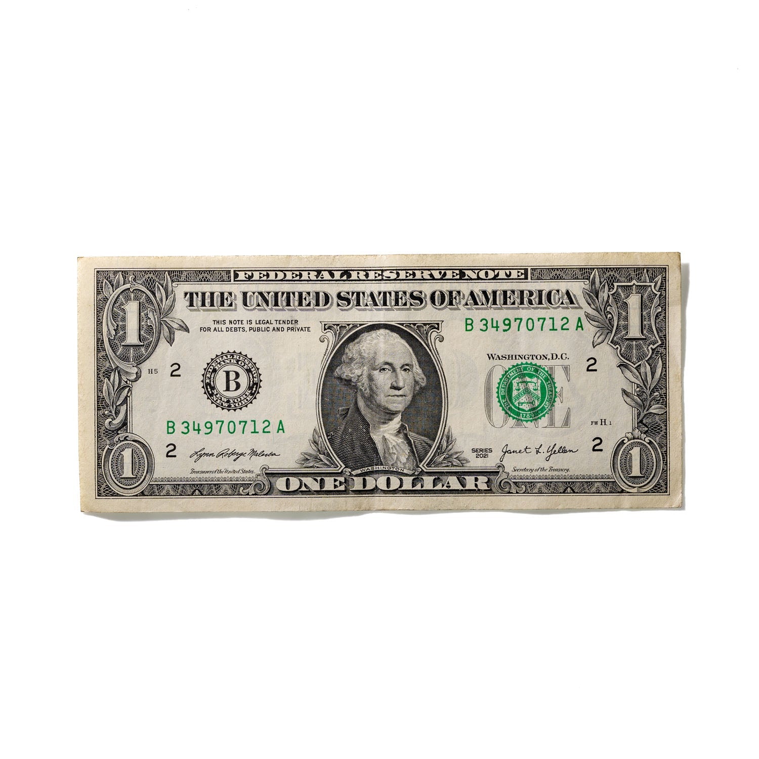 One-Dollar Bill No. 52