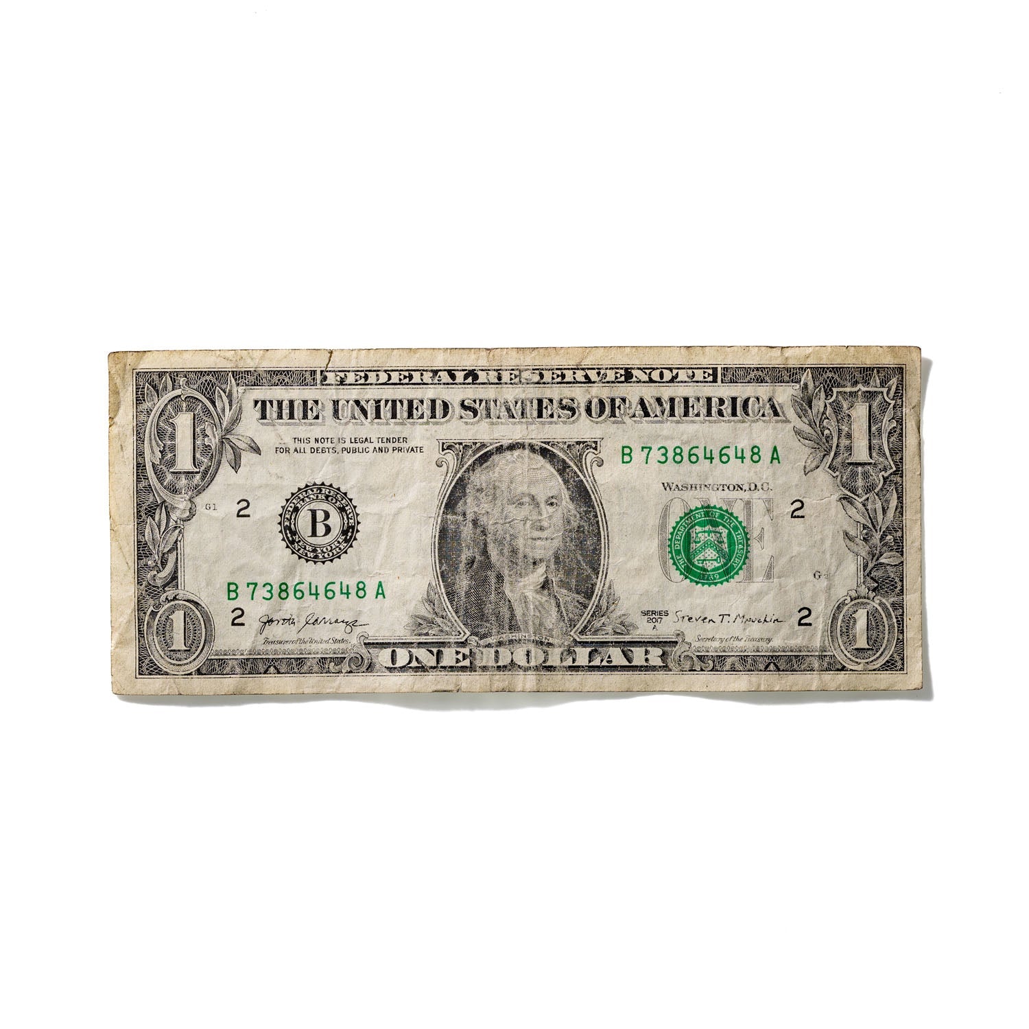 One-Dollar Bill No. 74