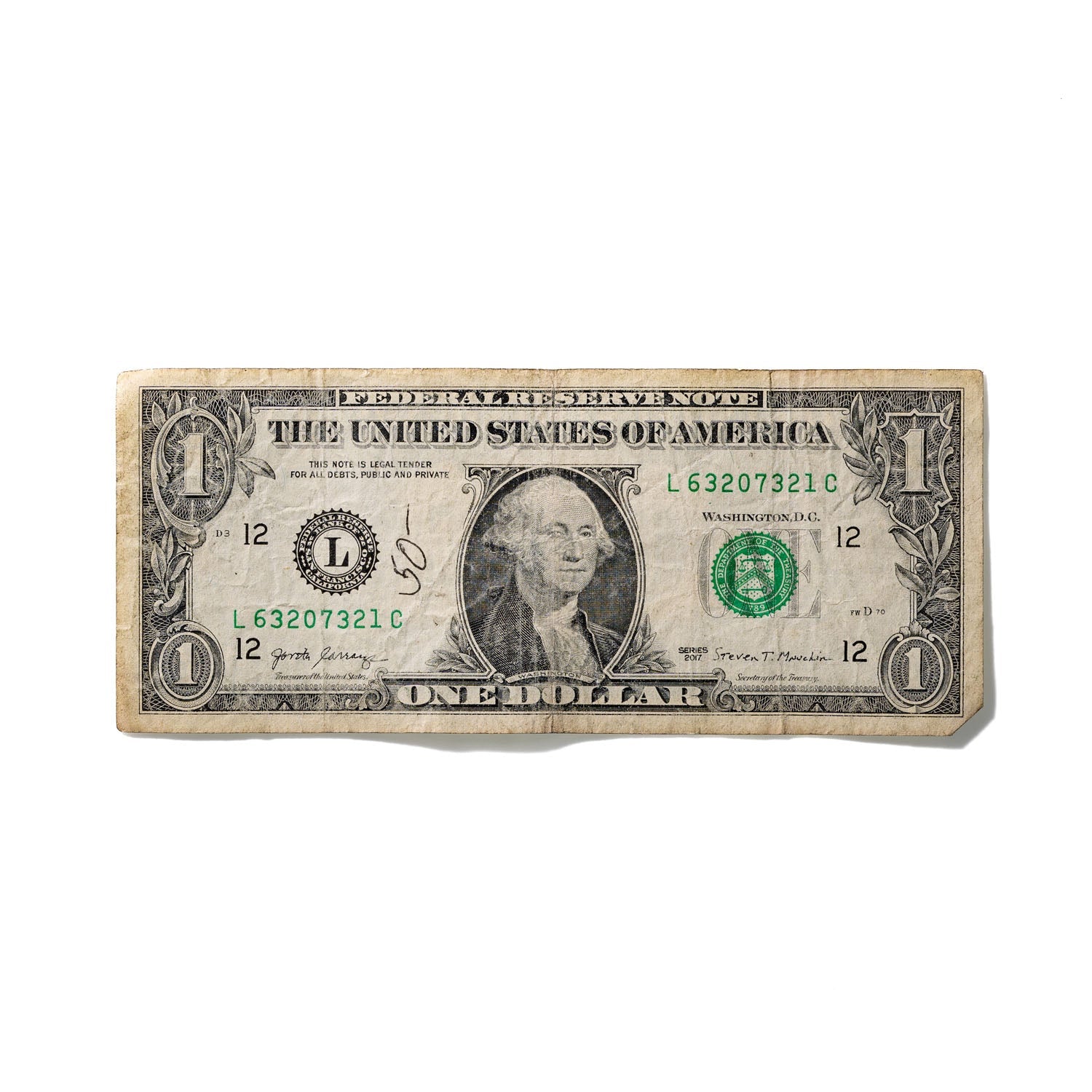 One-Dollar Bill No. 83