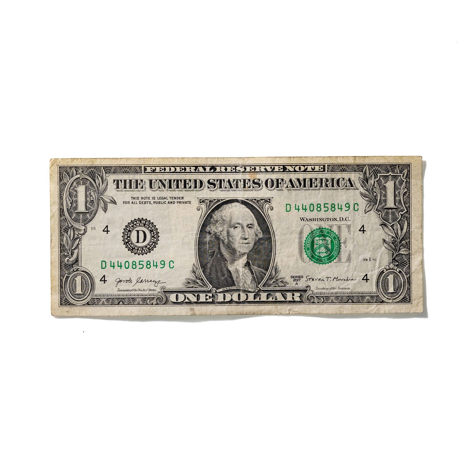 One-Dollar Bill No. 108