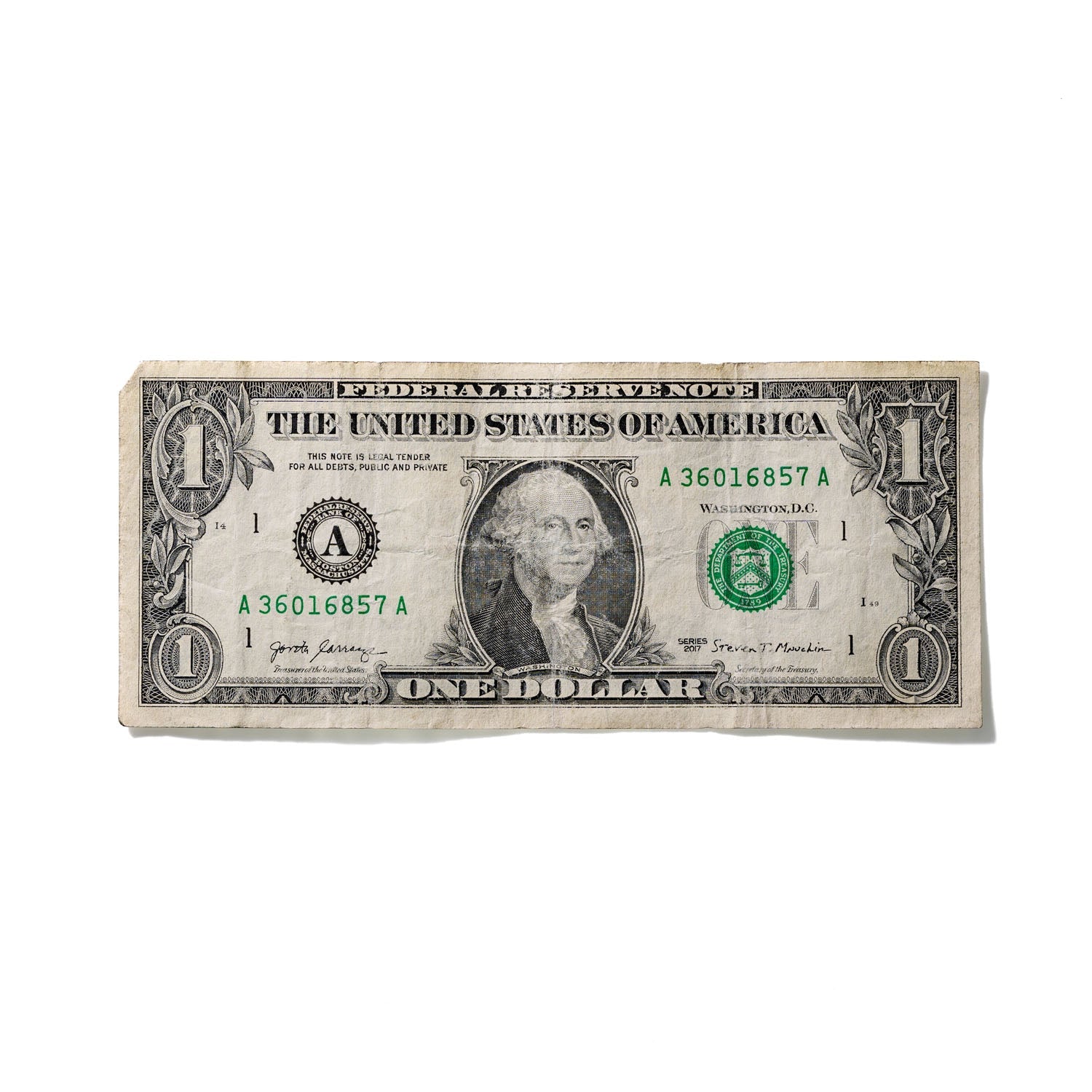 One-Dollar Bill No. 112