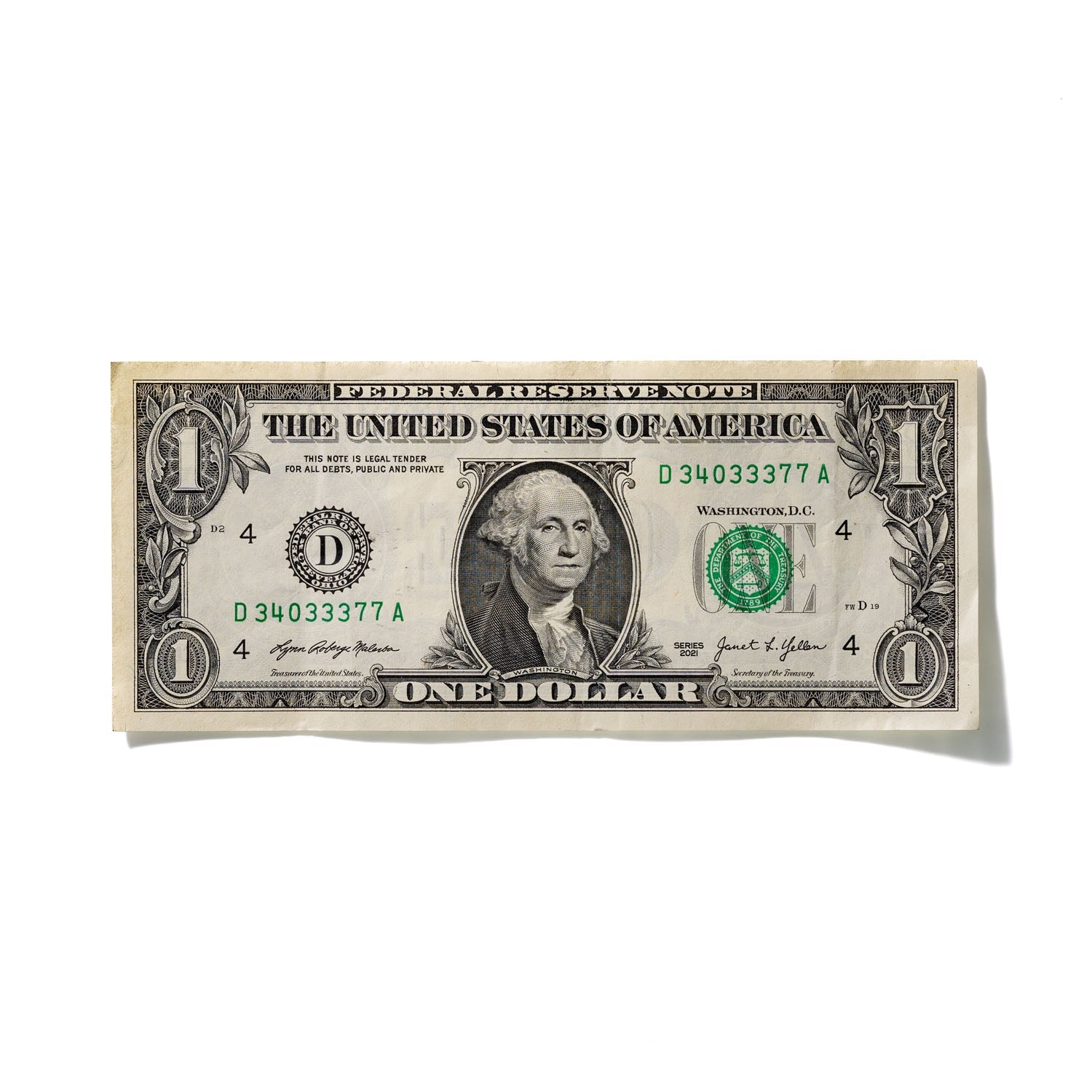 One-Dollar Bill No. 115