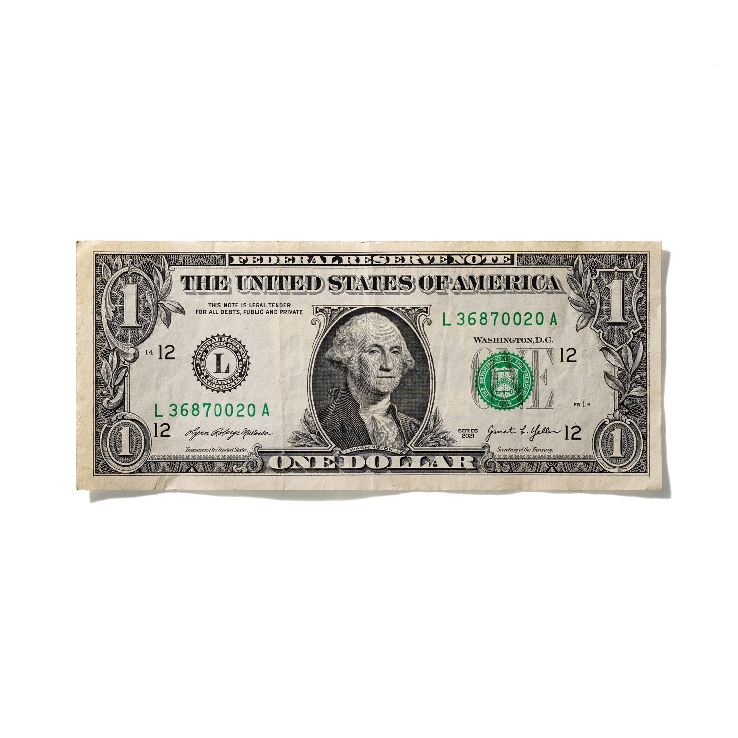 One-Dollar Bill No. 130