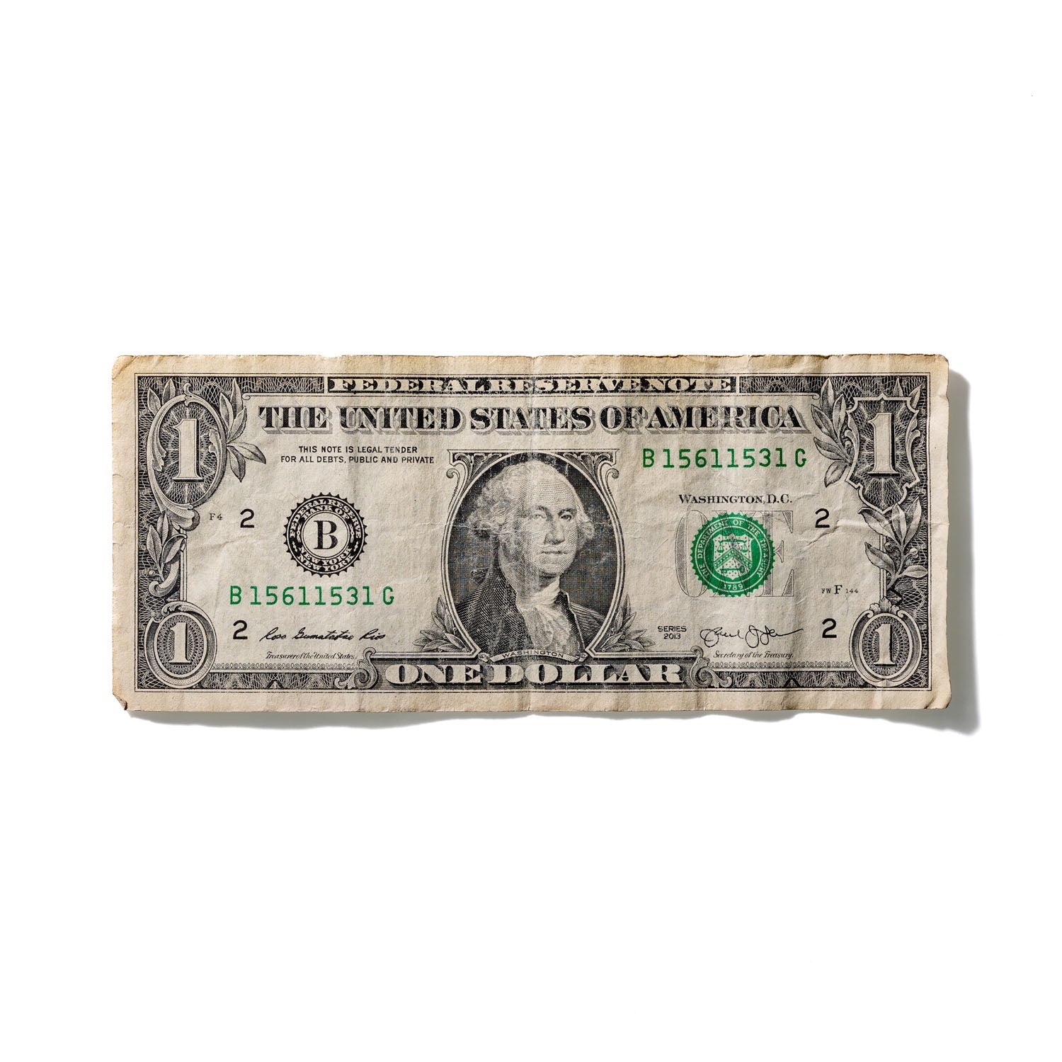 One-Dollar Bill No. 131