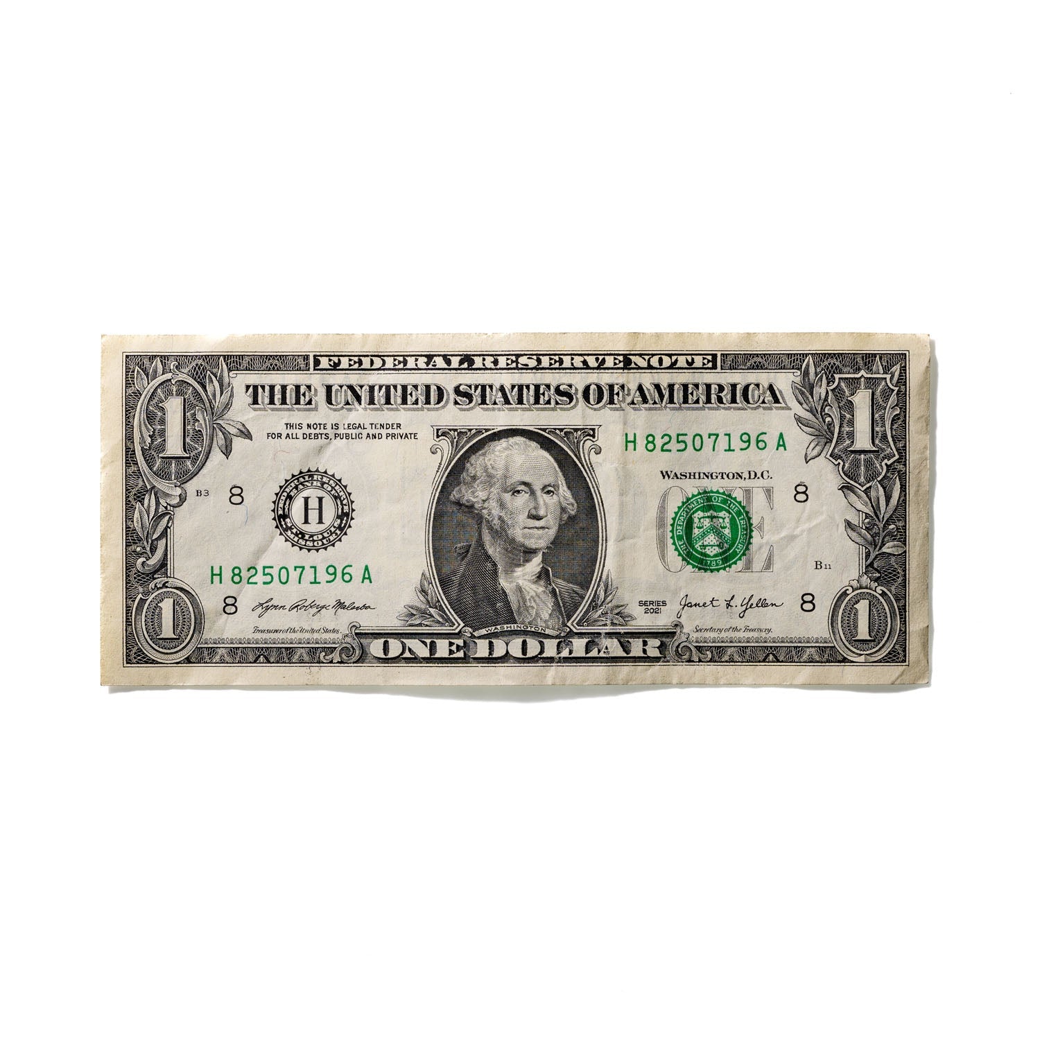 One-Dollar Bill No. 142