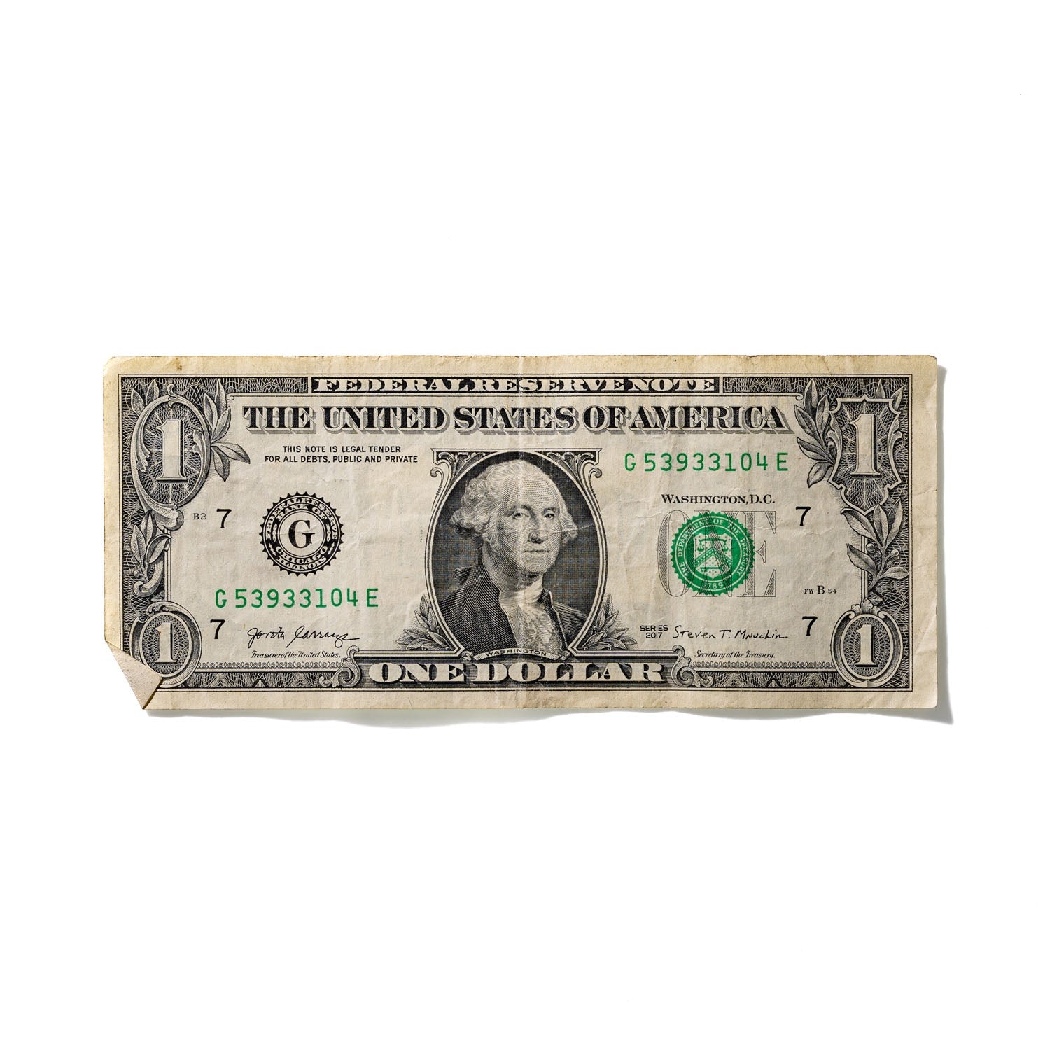 One-Dollar Bill No. 144