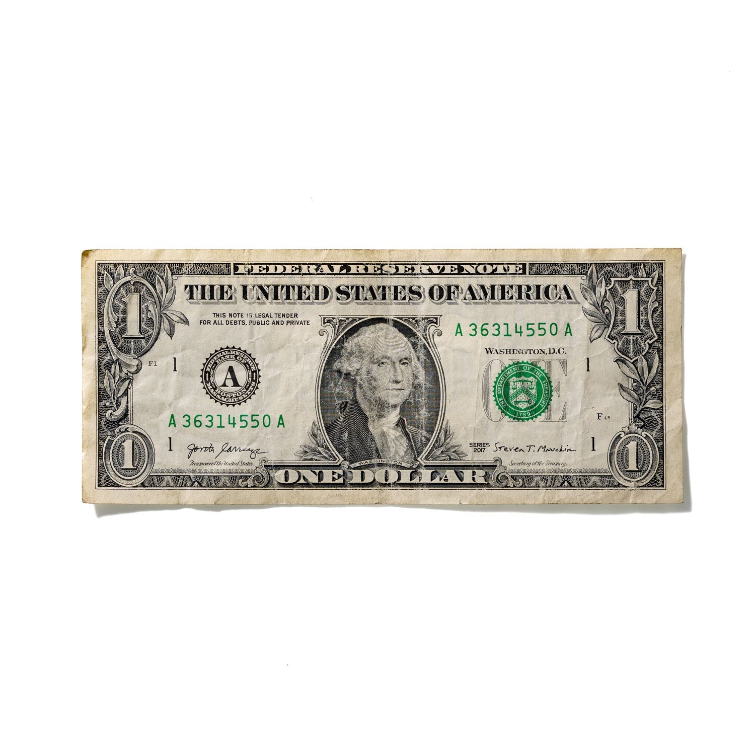 One-Dollar Bill No. 214