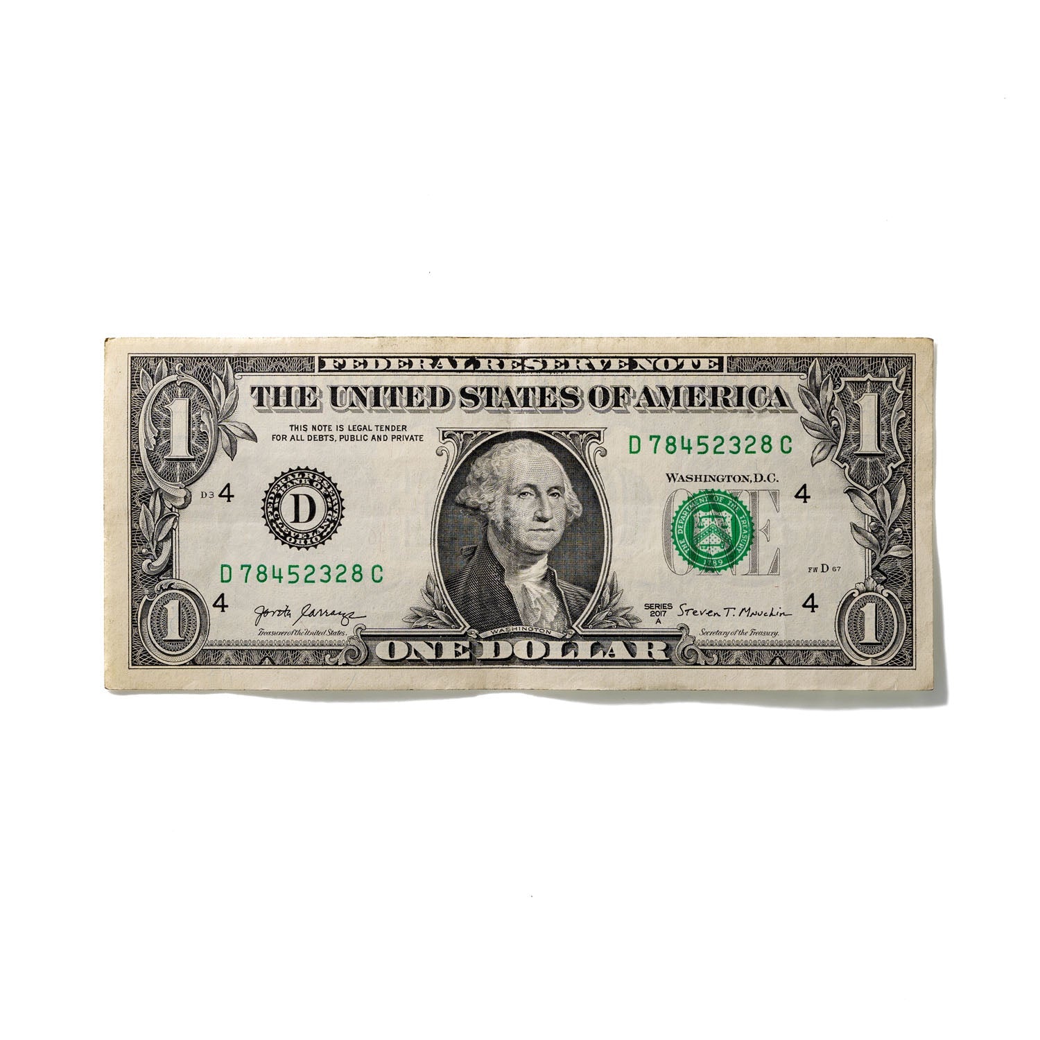 One-Dollar Bill No. 219