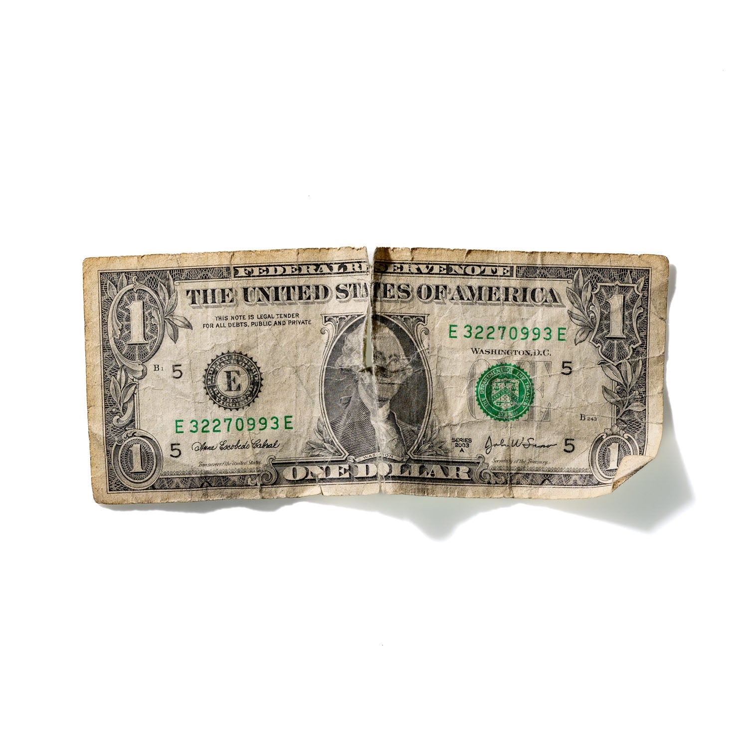 One-Dollar Bill No. 227