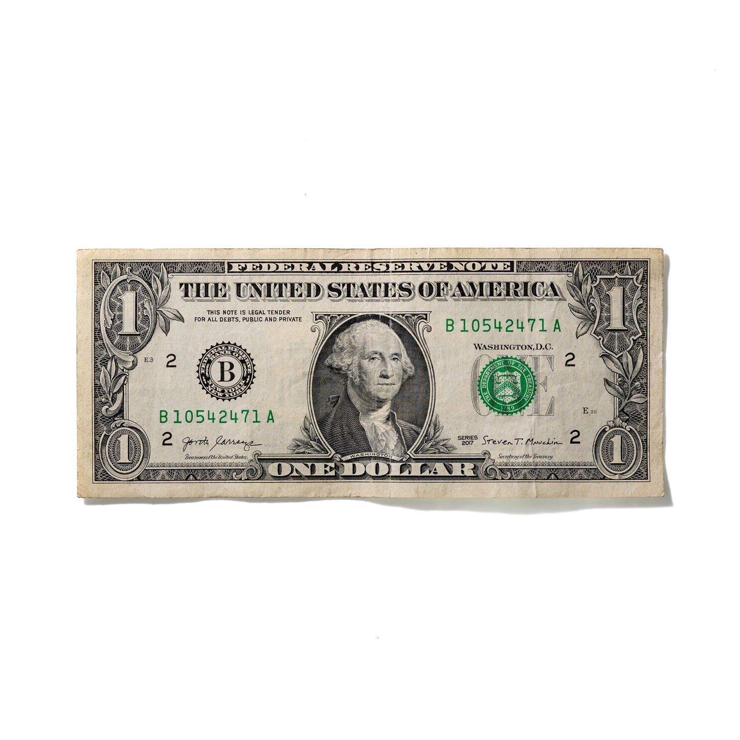 One-Dollar Bill No. 242