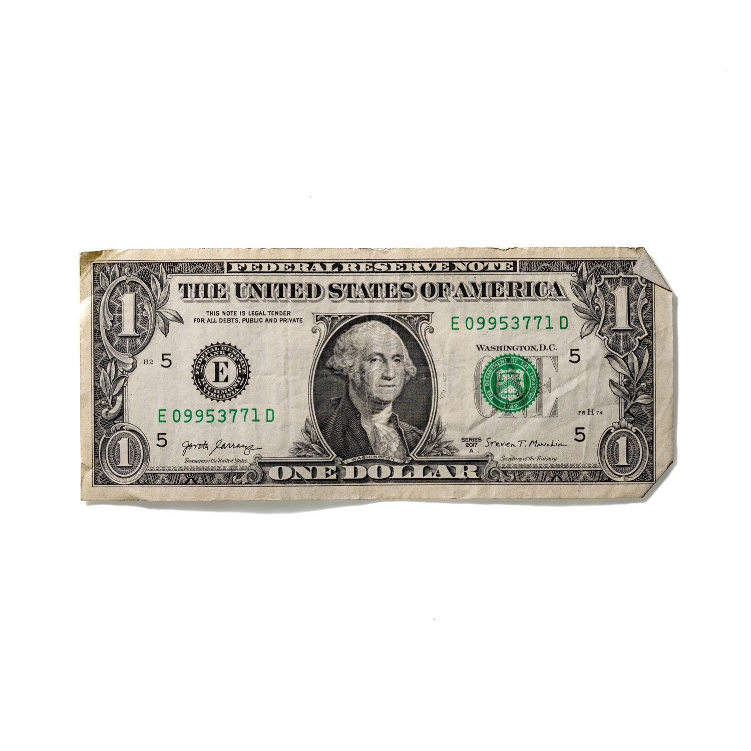 One-Dollar Bill No. 250