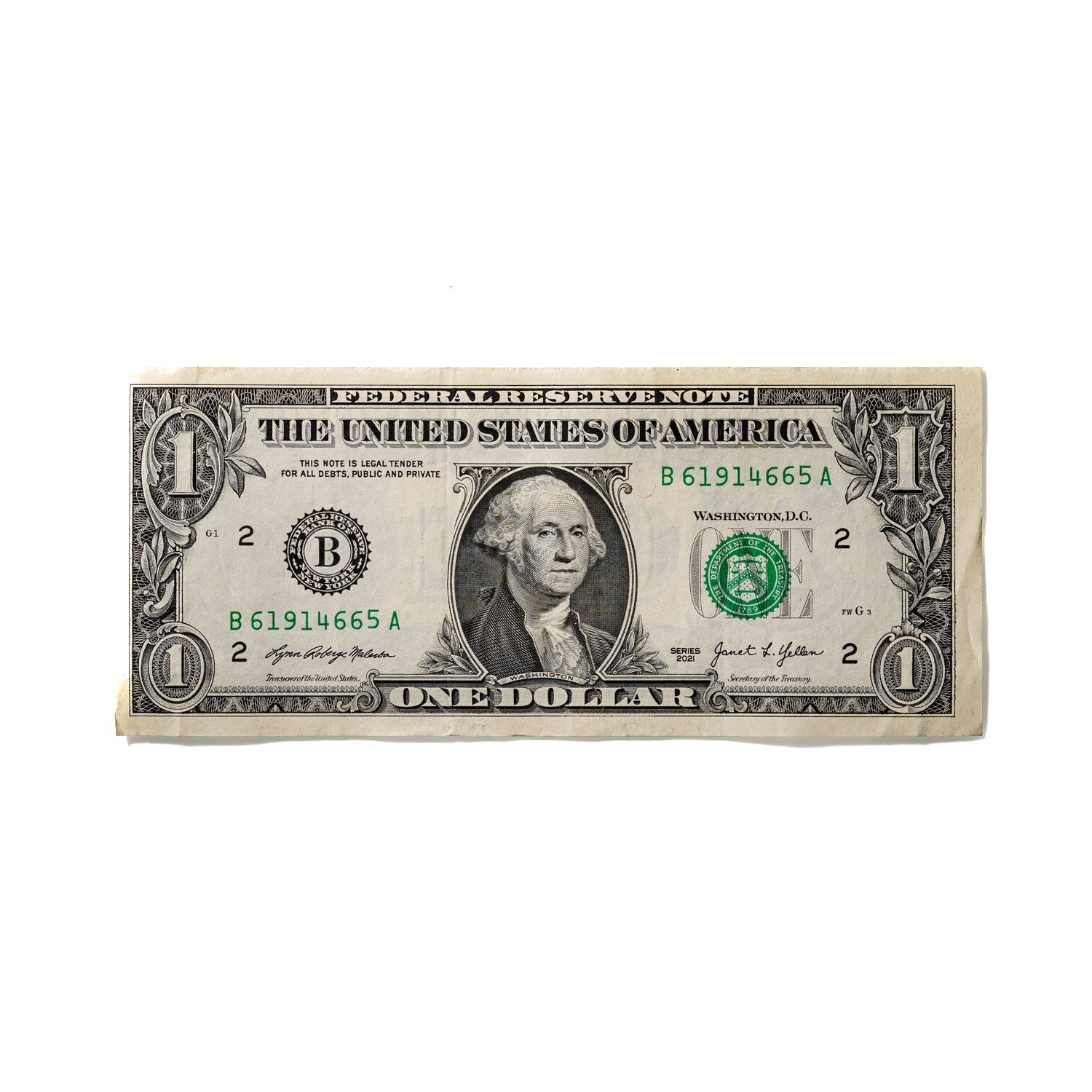 One-Dollar Bill No. 255