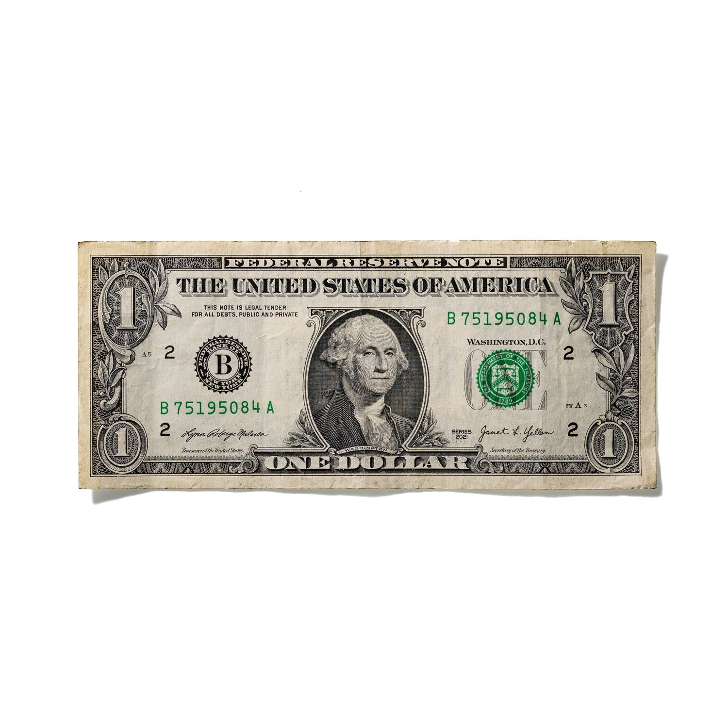 One-Dollar Bill No. 256