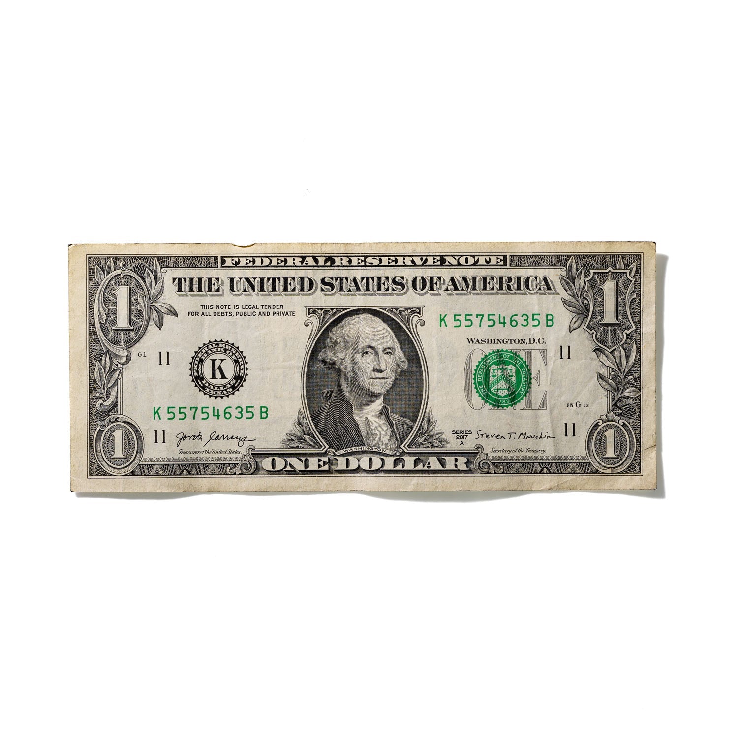 One-Dollar Bill No. 261