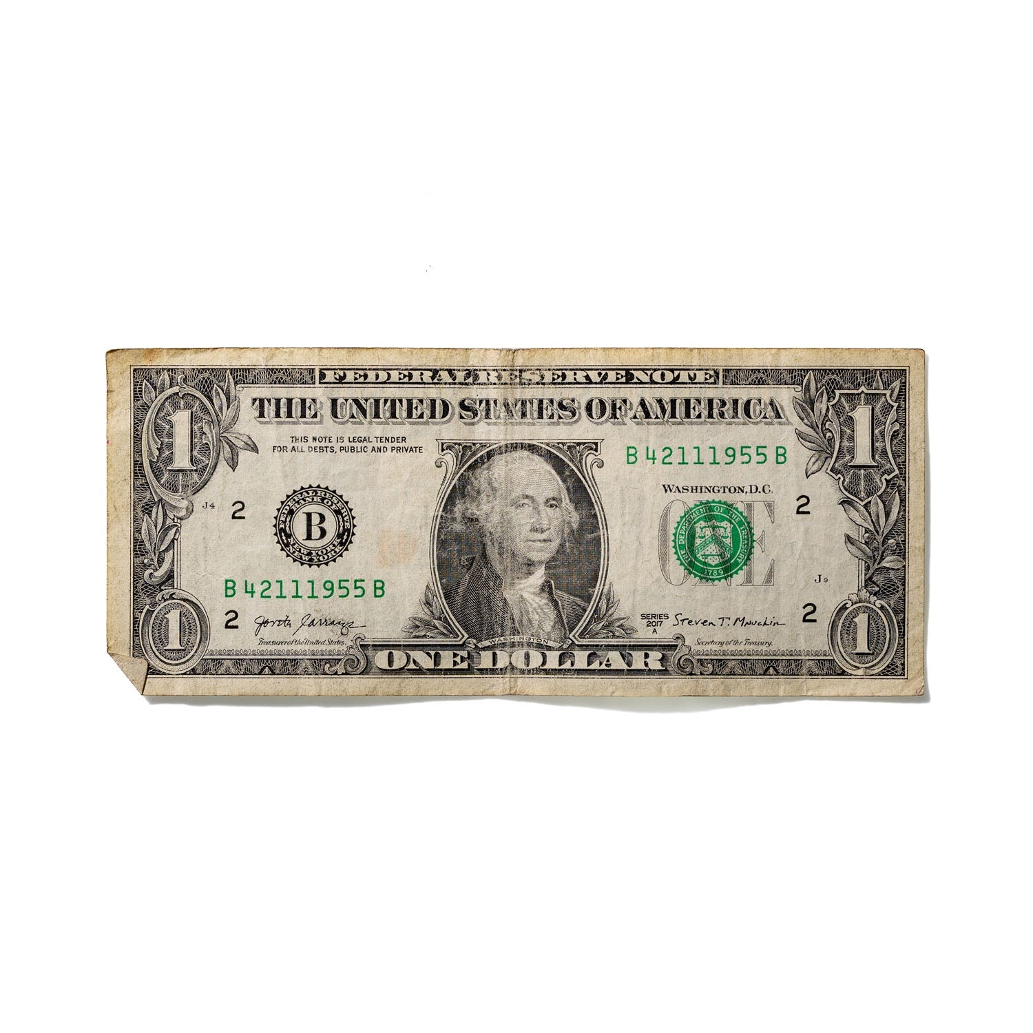 One-Dollar Bill No. 262