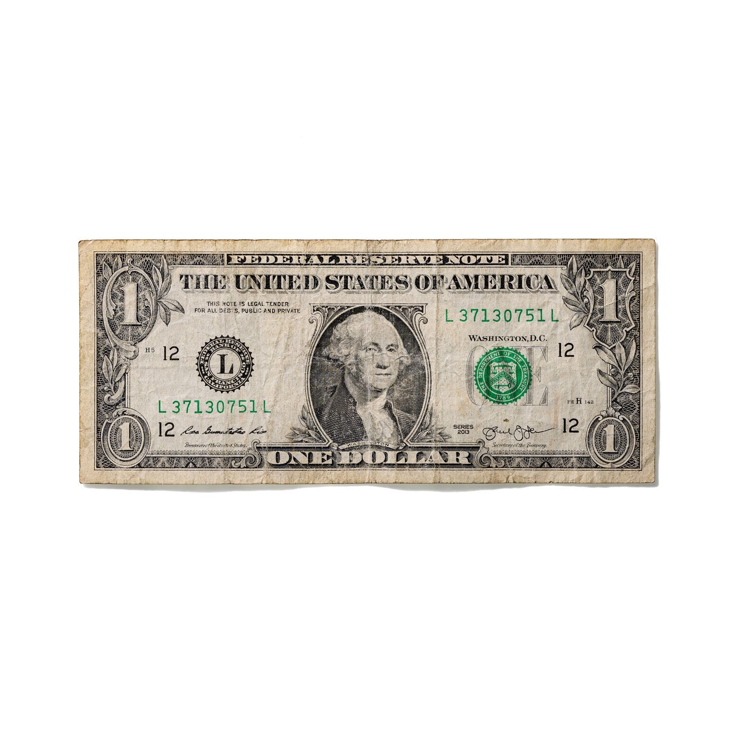 One-Dollar Bill No. 271