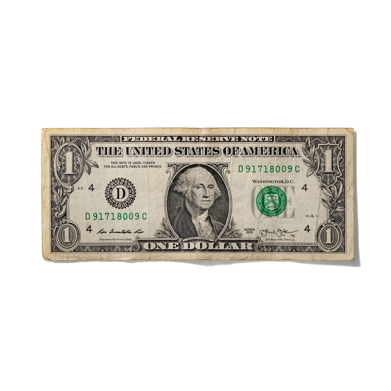 One-Dollar Bill No. 277