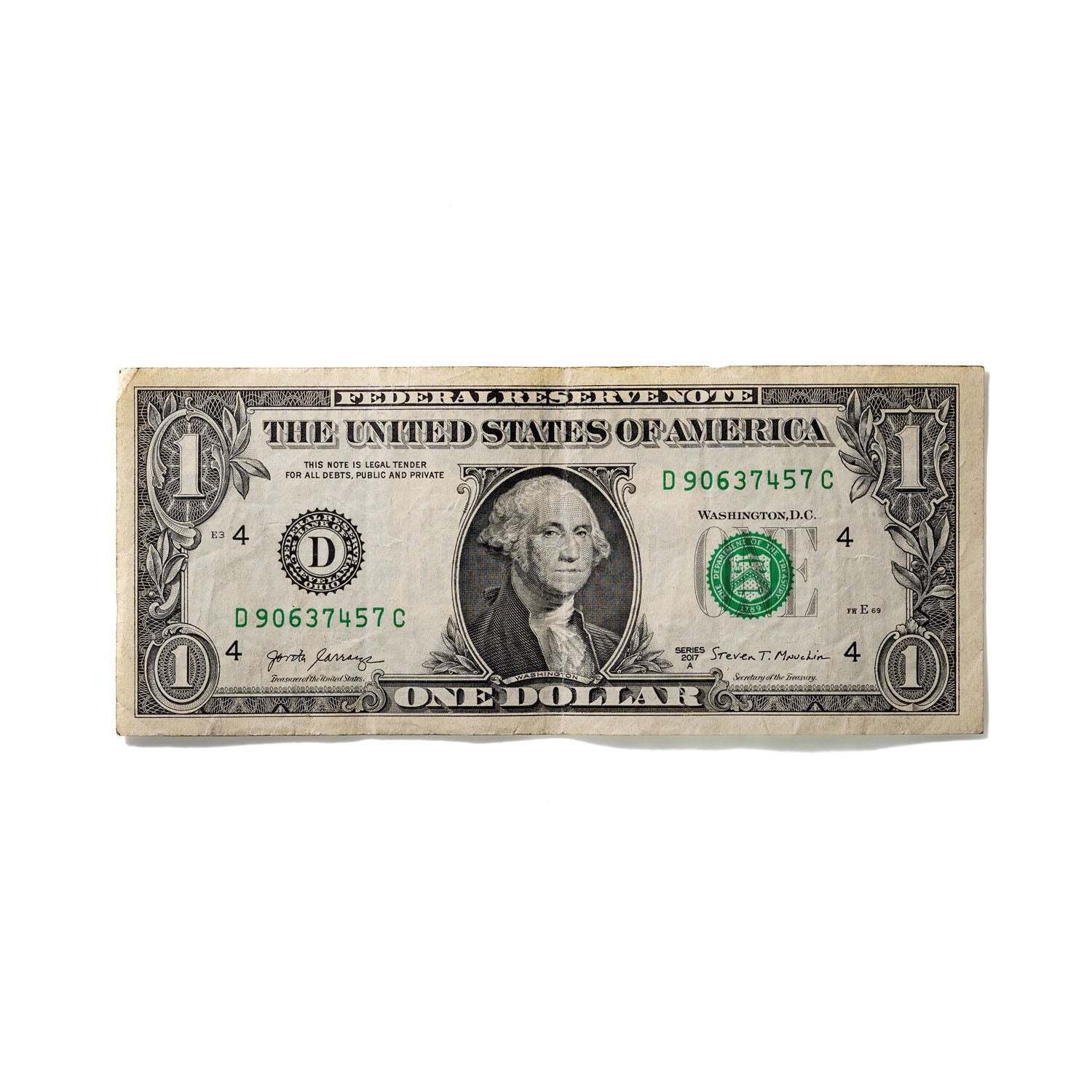 One-Dollar Bill No. 286