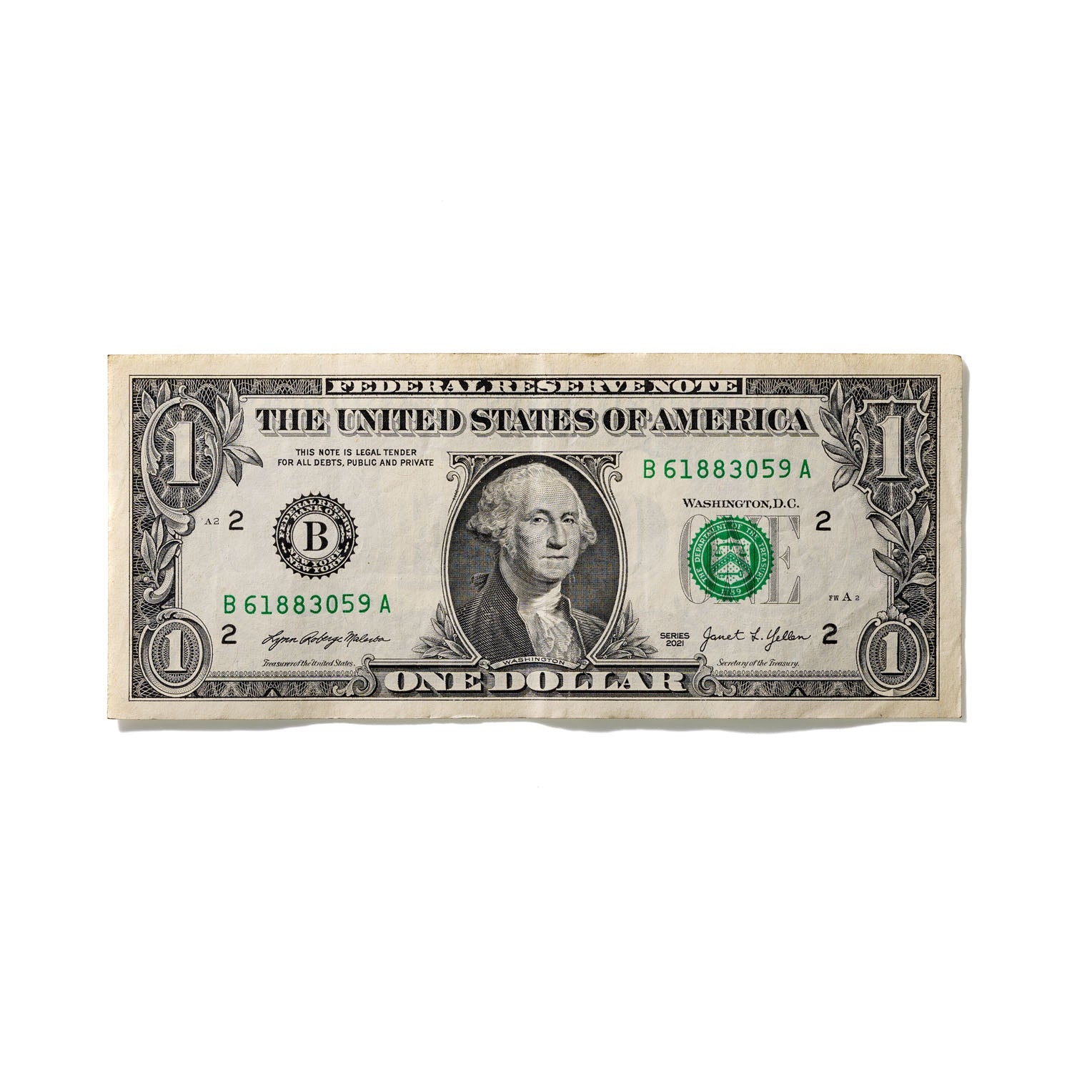 One-Dollar Bill No. 287