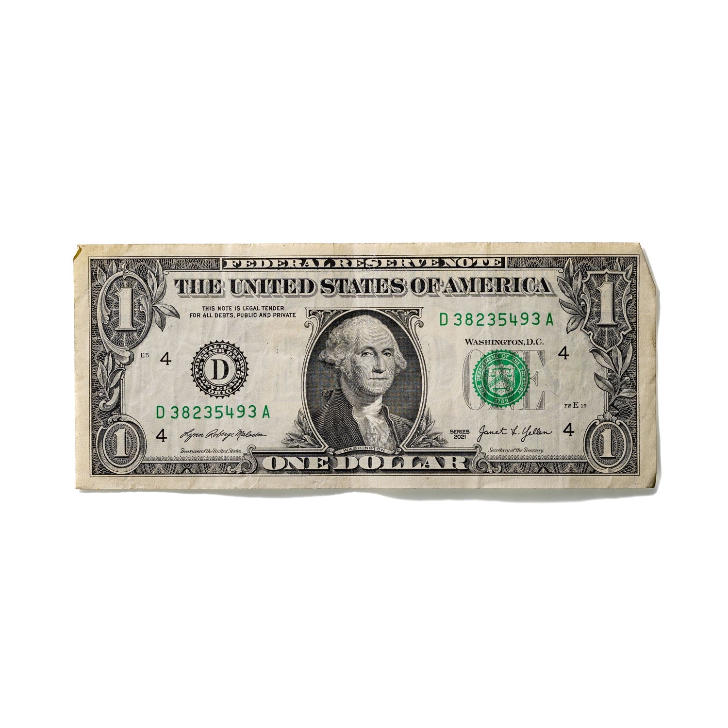 One-Dollar Bill No. 290