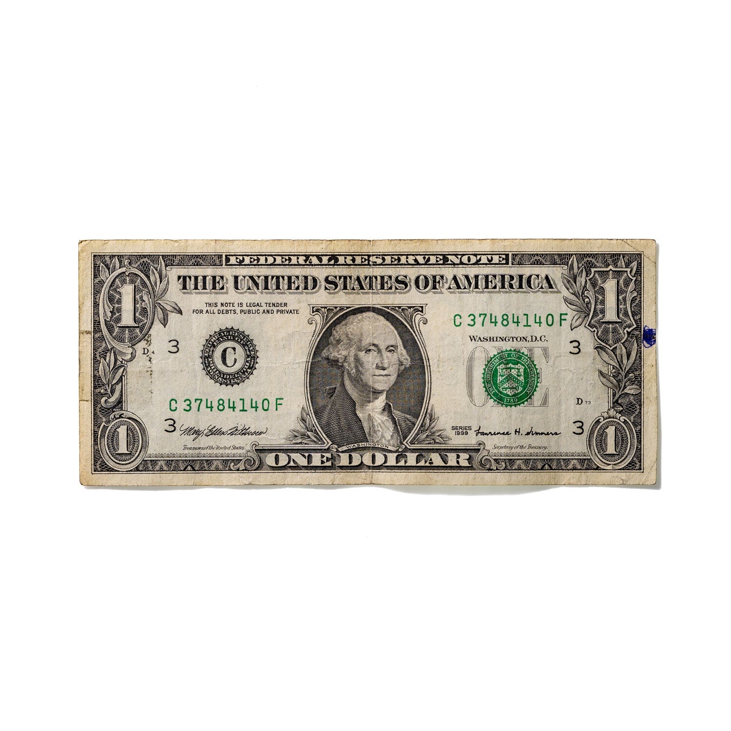 One-Dollar Bill No. 291