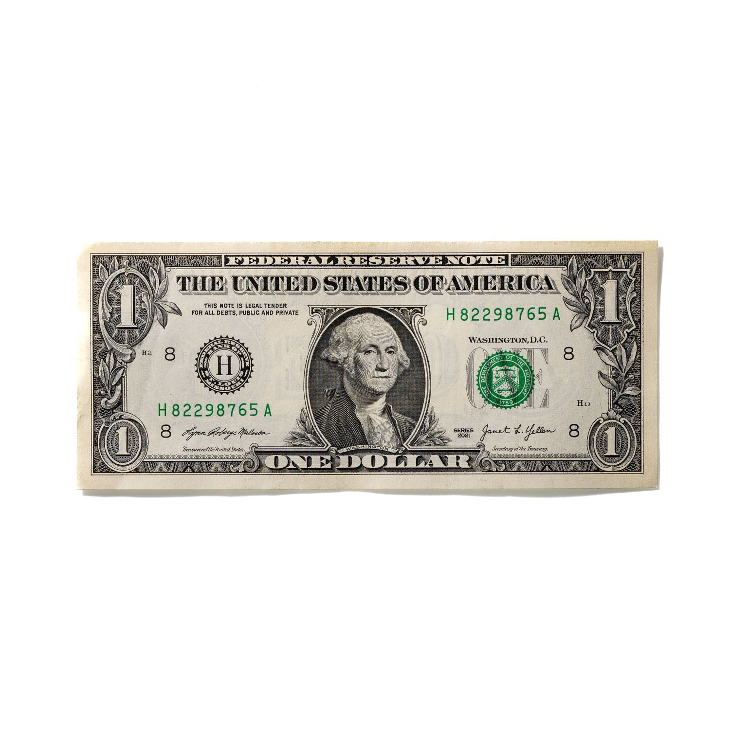 One-Dollar Bill No. 297