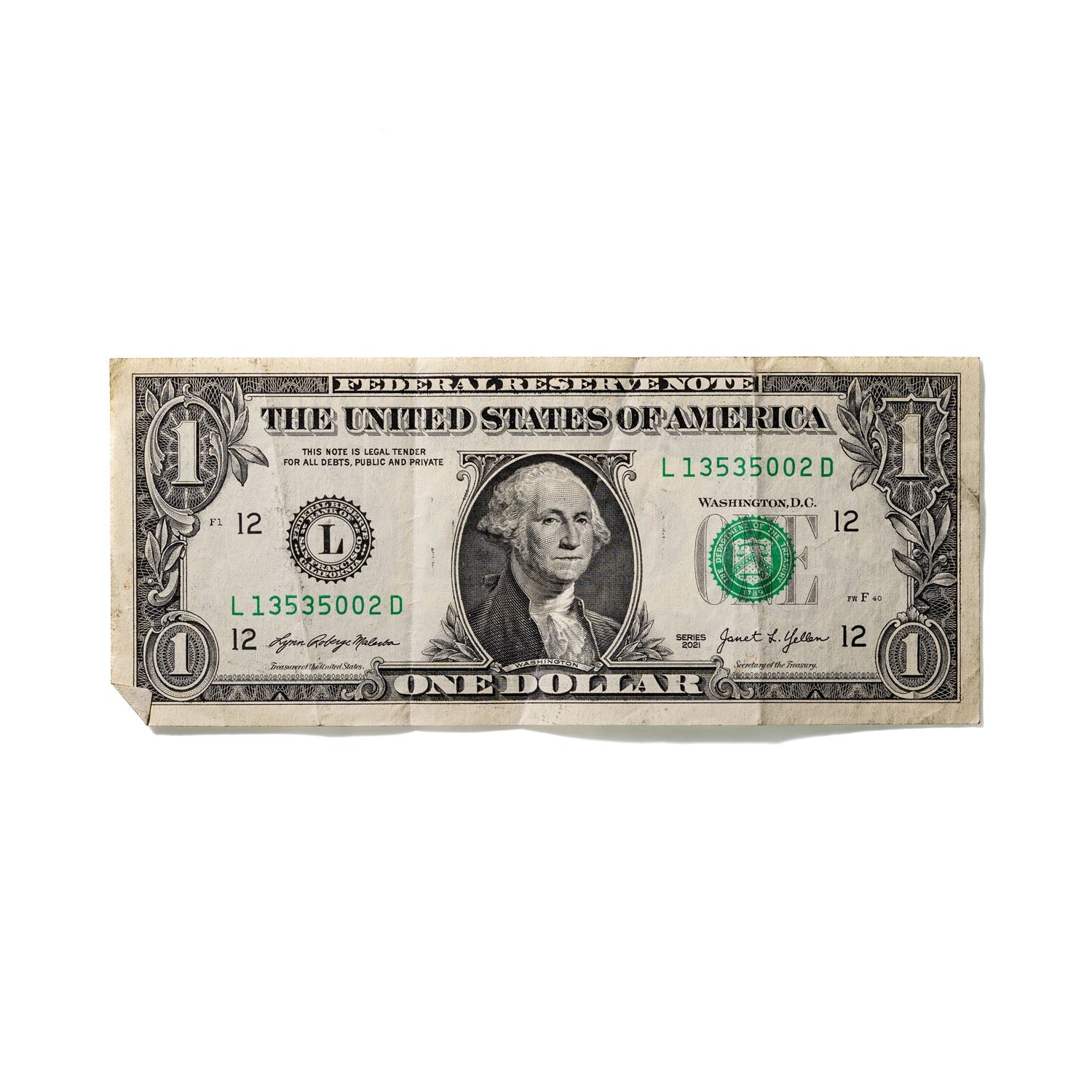 One-Dollar Bill No. 298