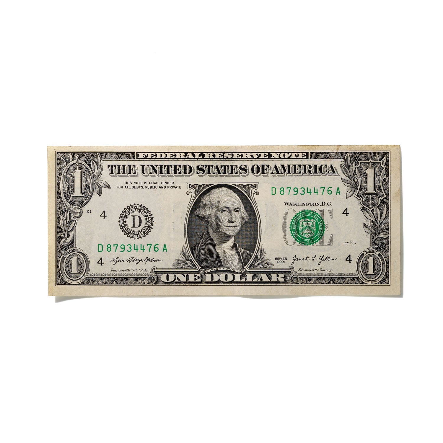 One-Dollar Bill No. 300