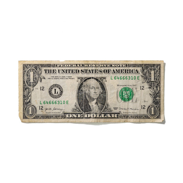 One-Dollar Bill No. 307