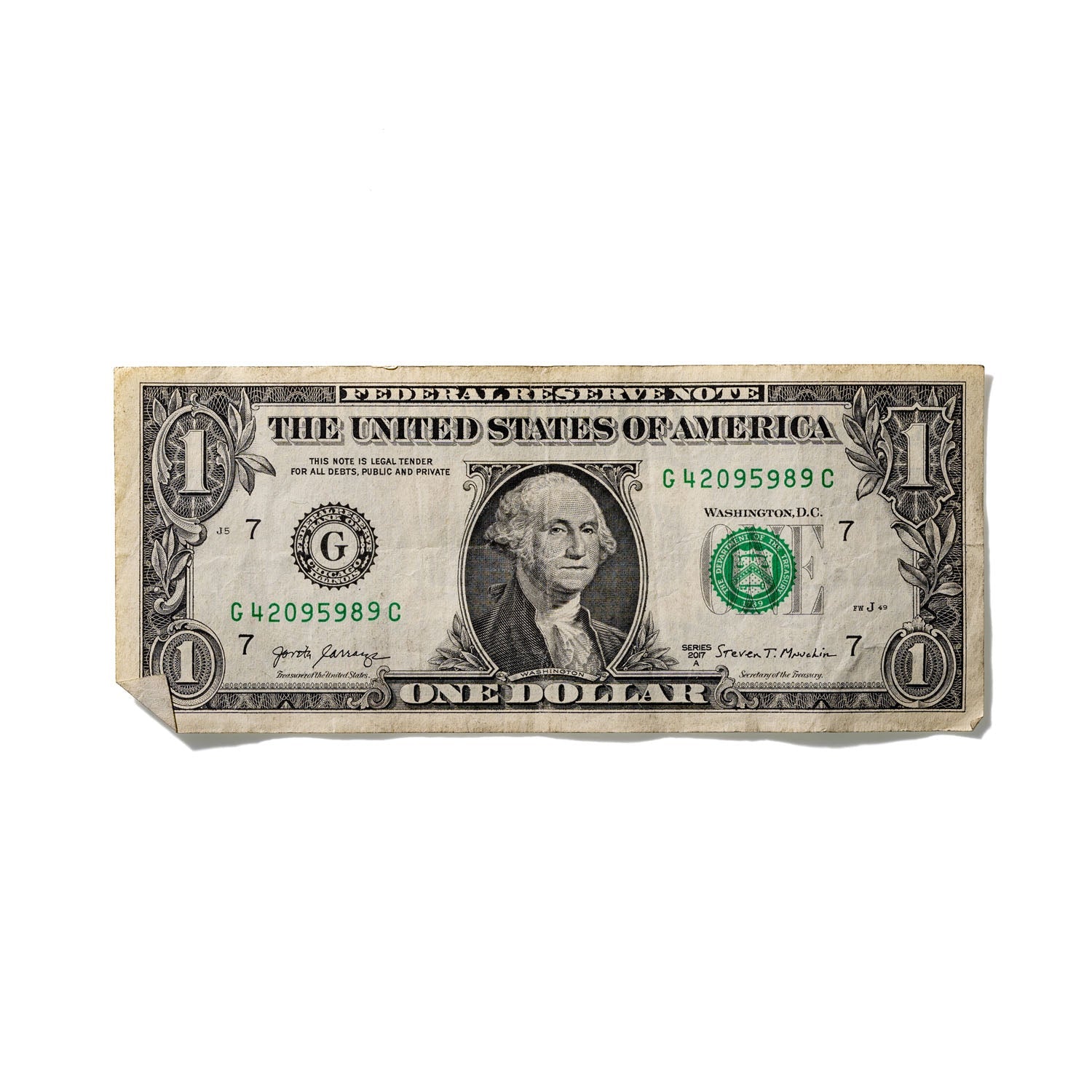 One-Dollar Bill No. 309