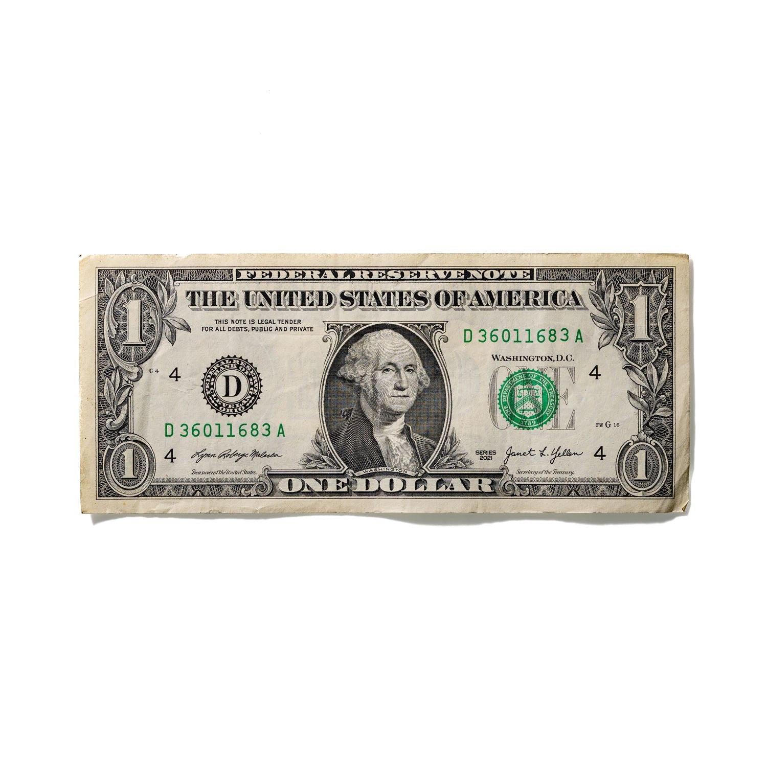 One-Dollar Bill No. 313