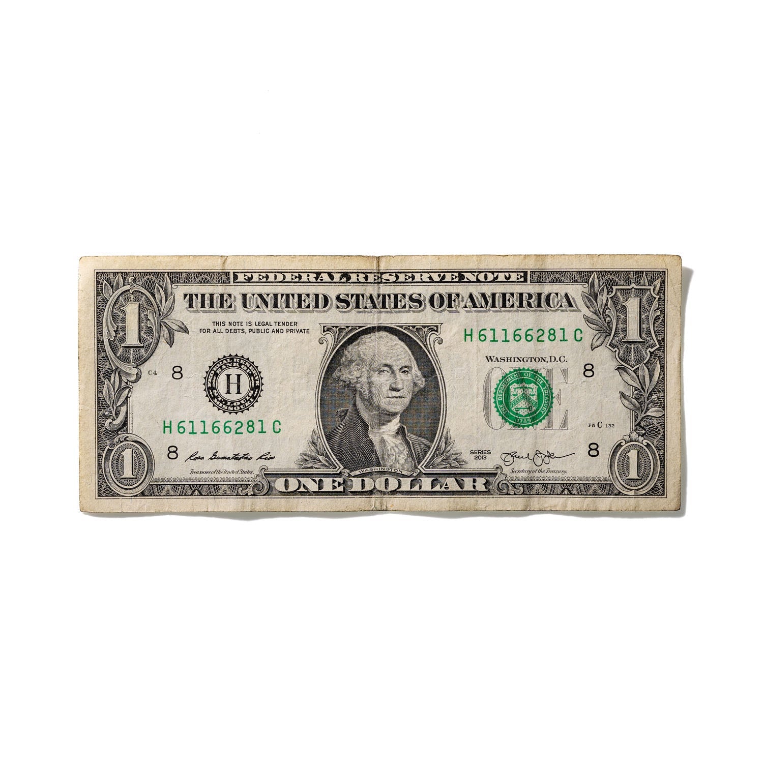 One-Dollar Bill No. 319