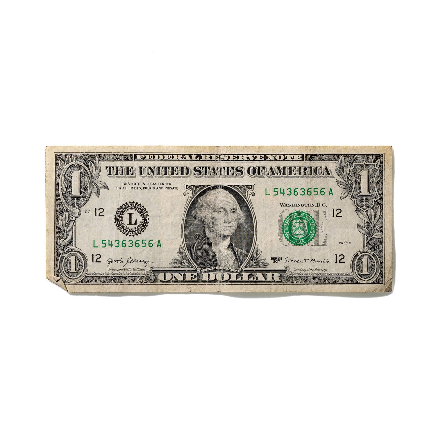 One-Dollar Bill No. 320