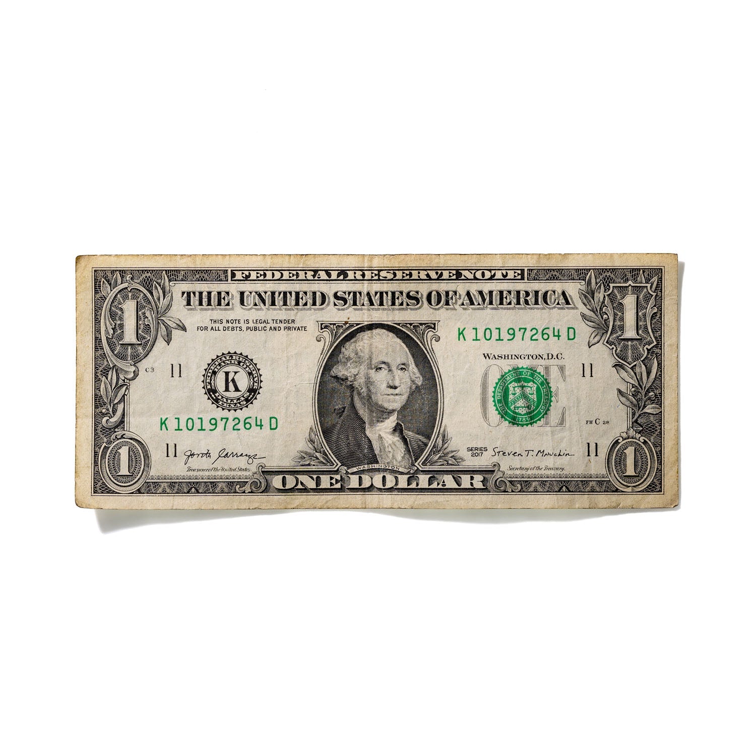 One-Dollar Bill No. 322