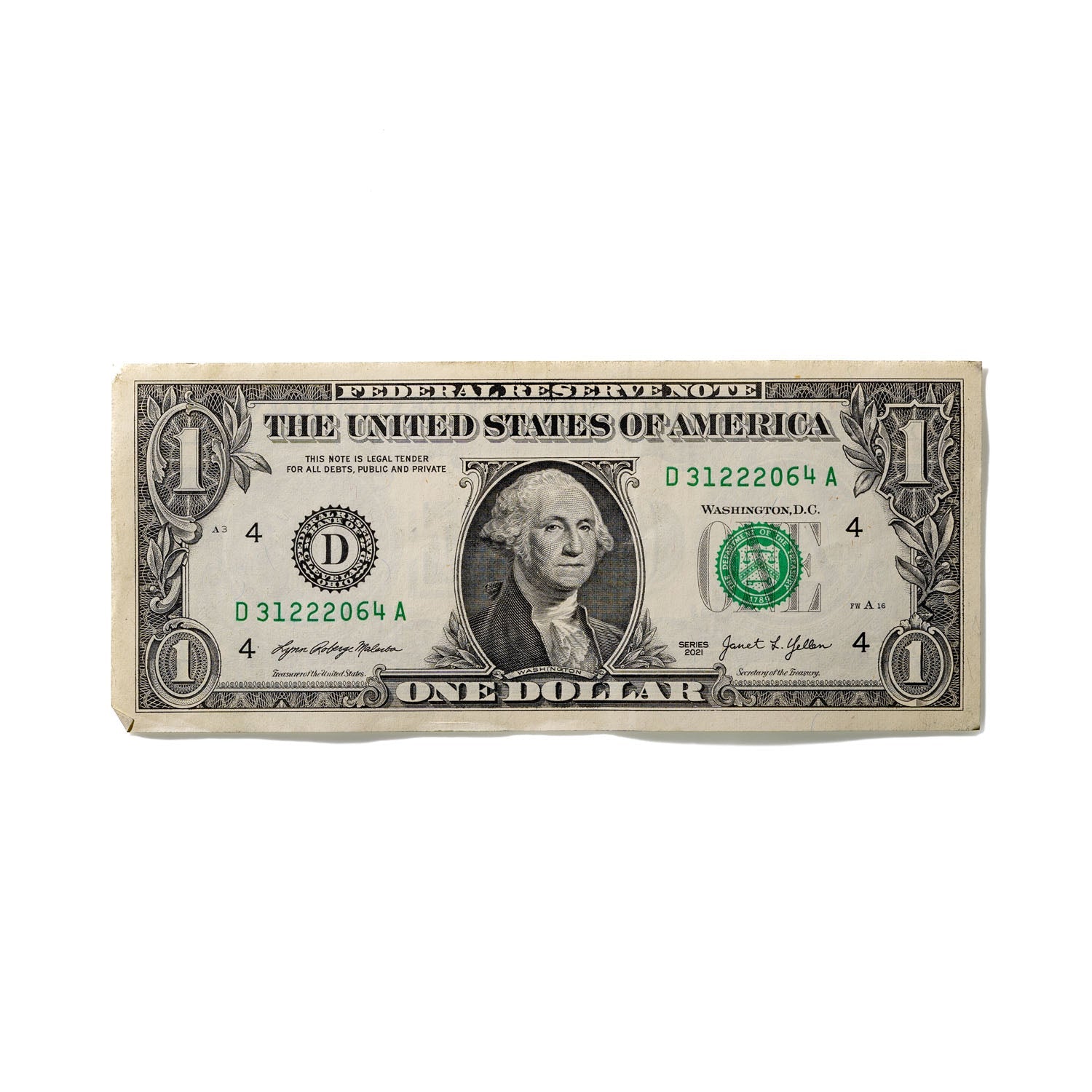 One-Dollar Bill No. 328