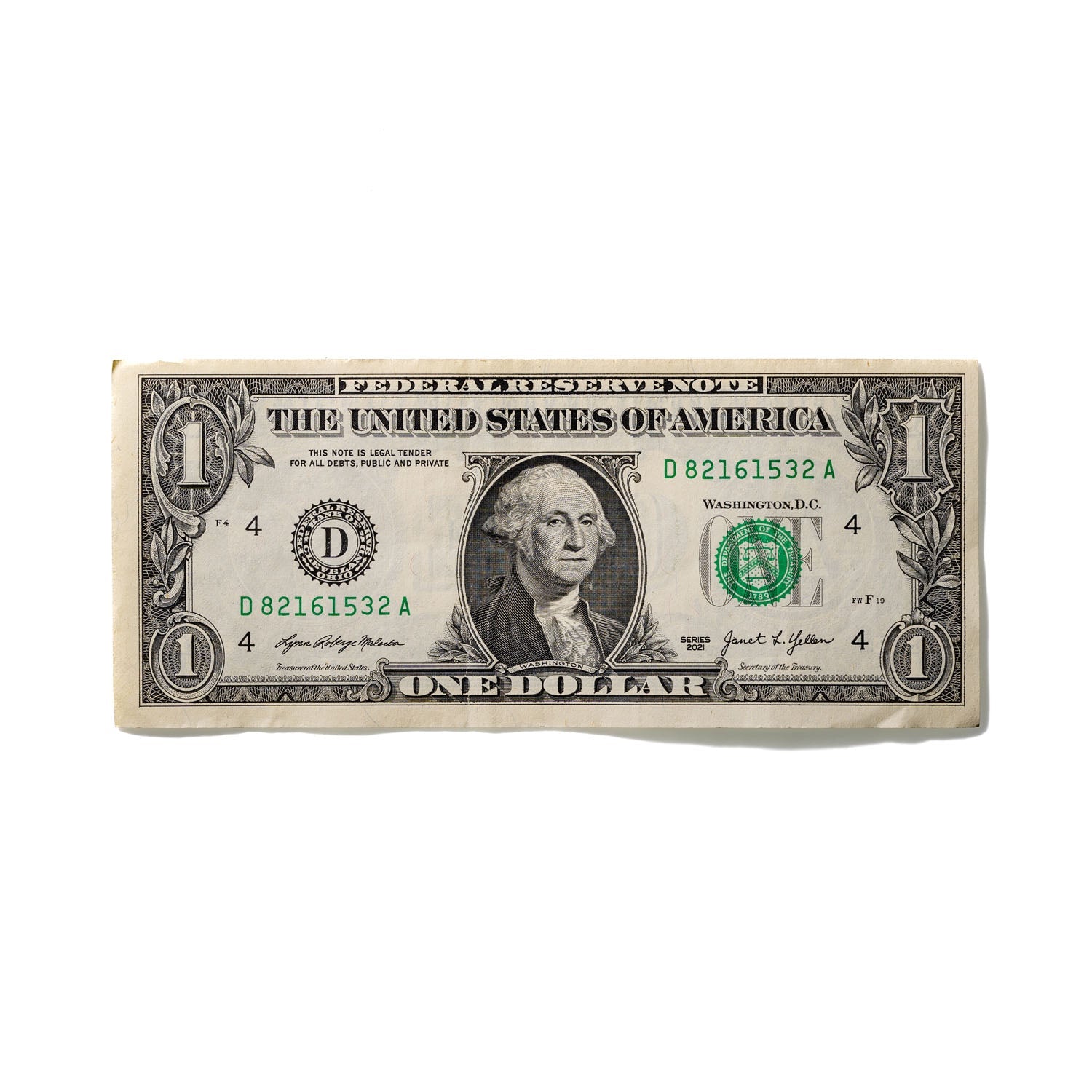 One-Dollar Bill No. 333