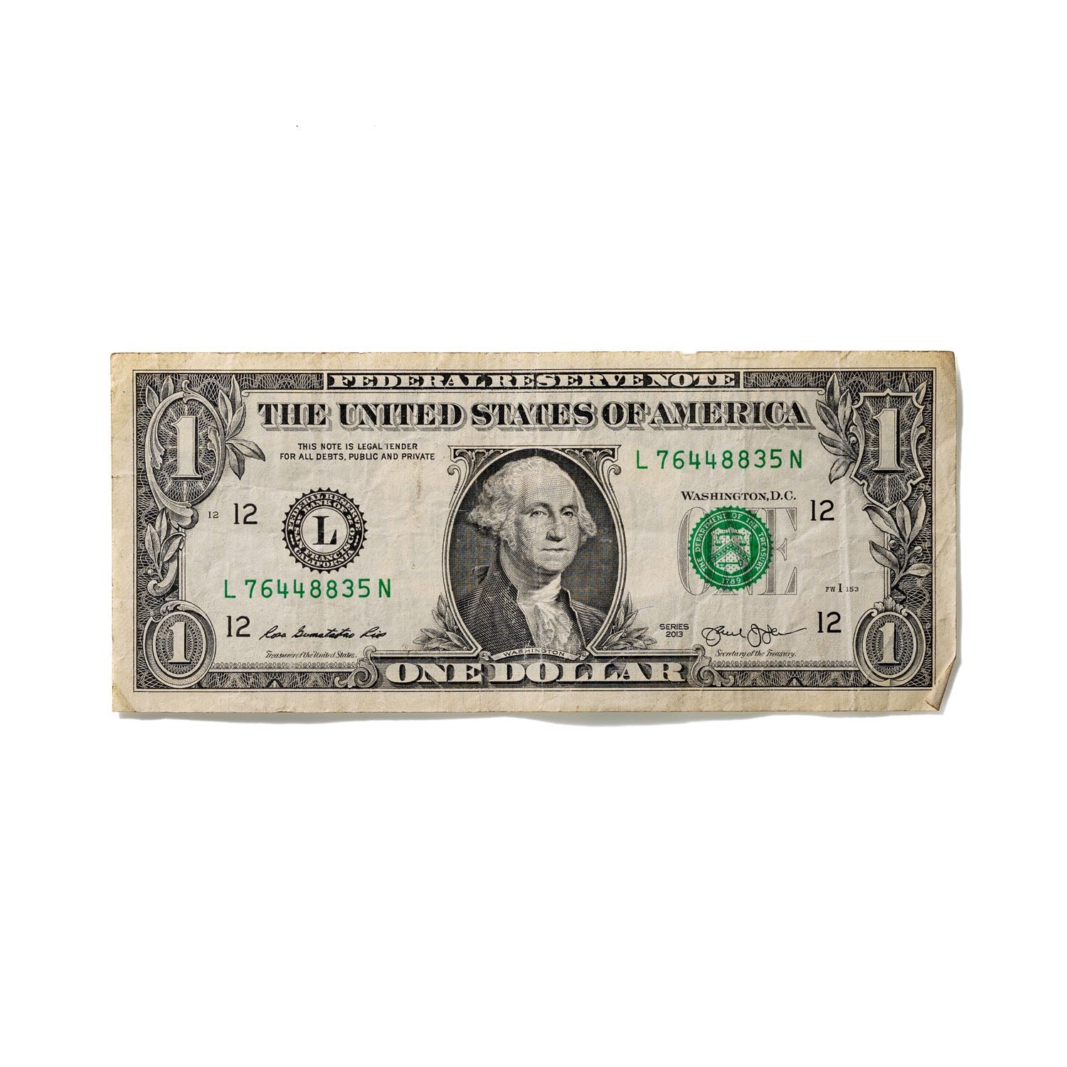 One-Dollar Bill No. 336