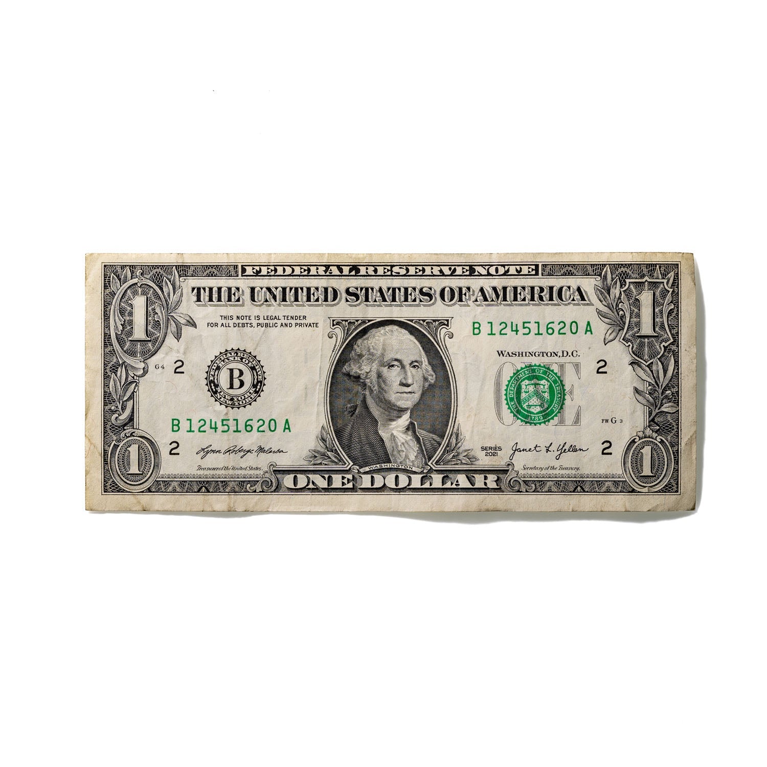 One-Dollar Bill No. 338