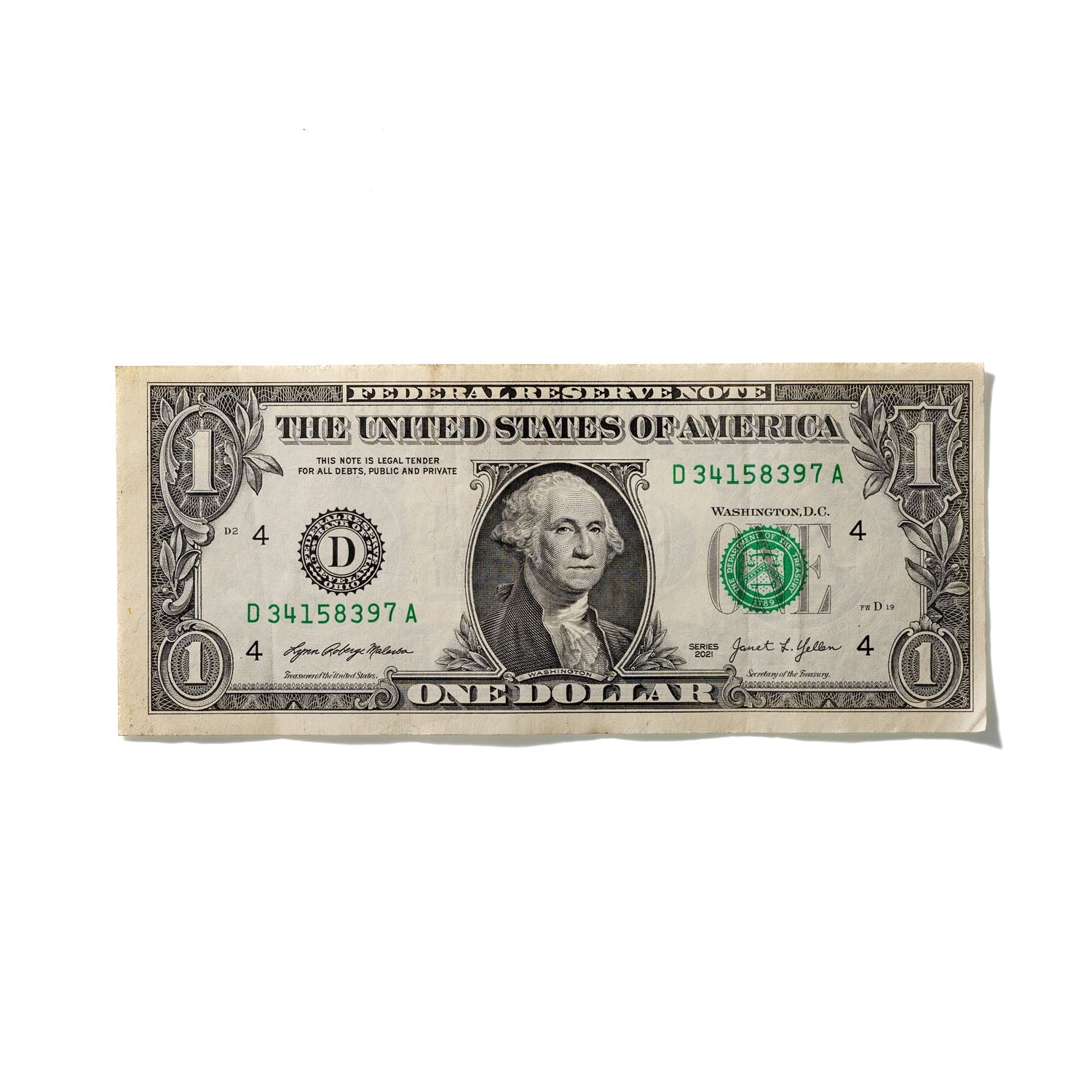 One-Dollar Bill No. 340