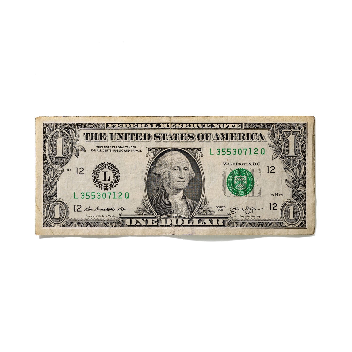 One-Dollar Bill No. 341