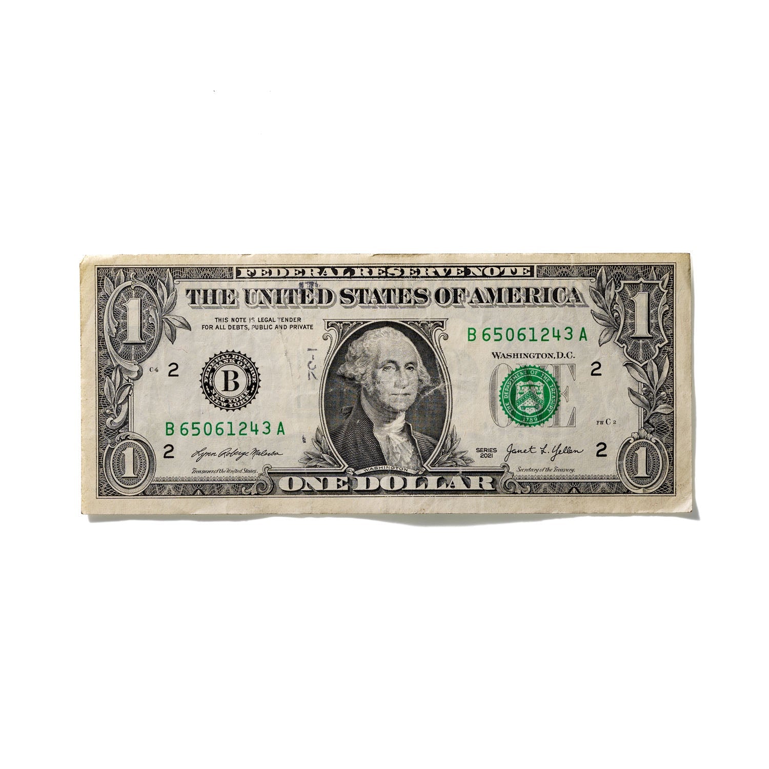 One-Dollar Bill No. 342