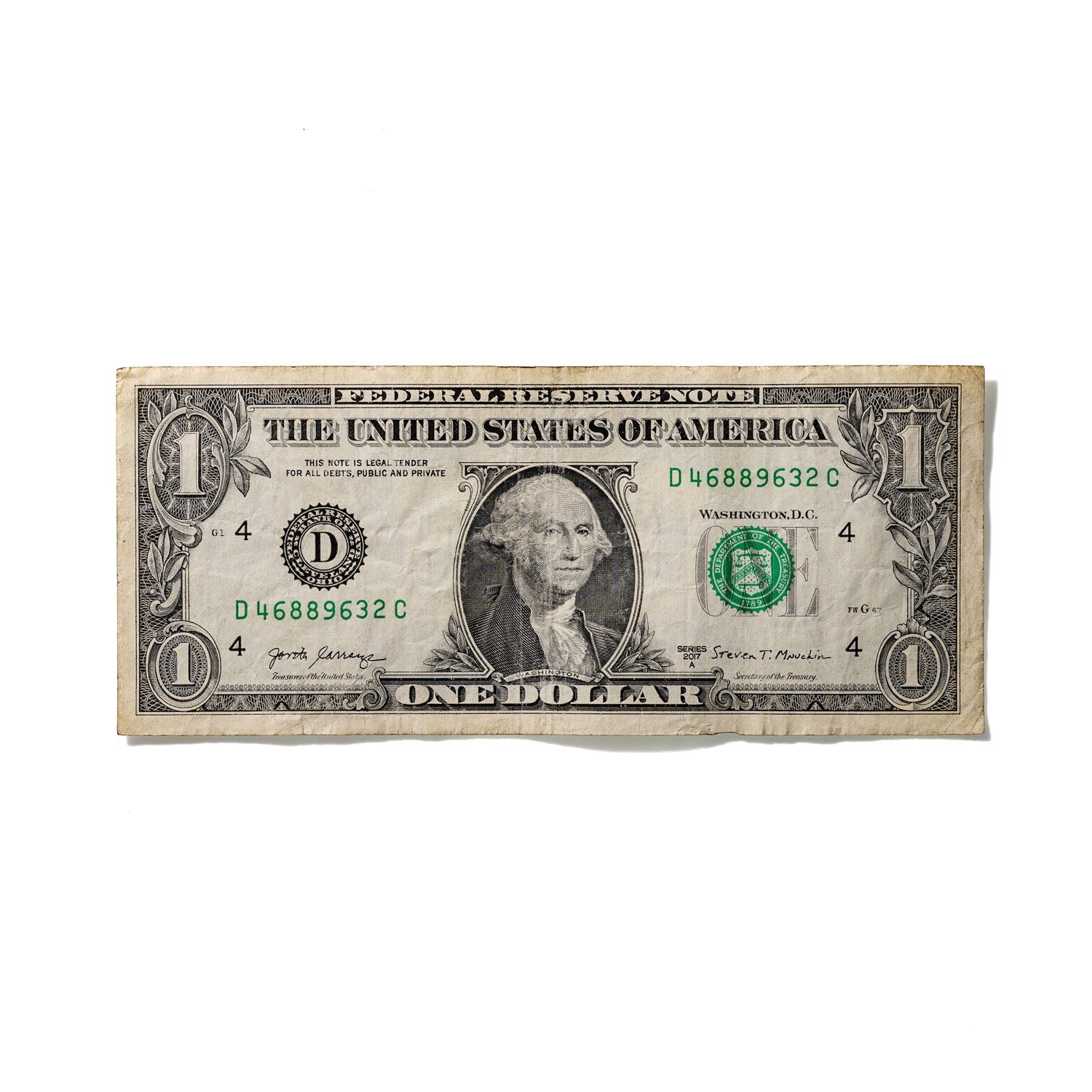 One-Dollar Bill No. 344