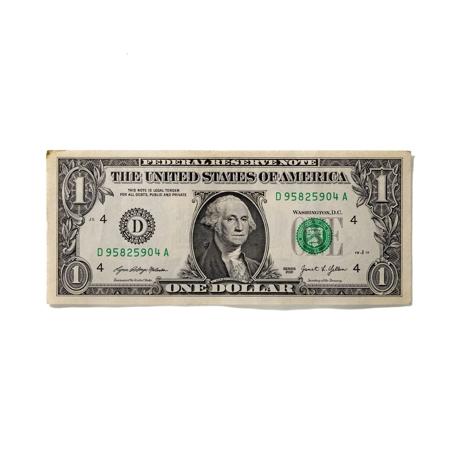 One-Dollar Bill No. 350