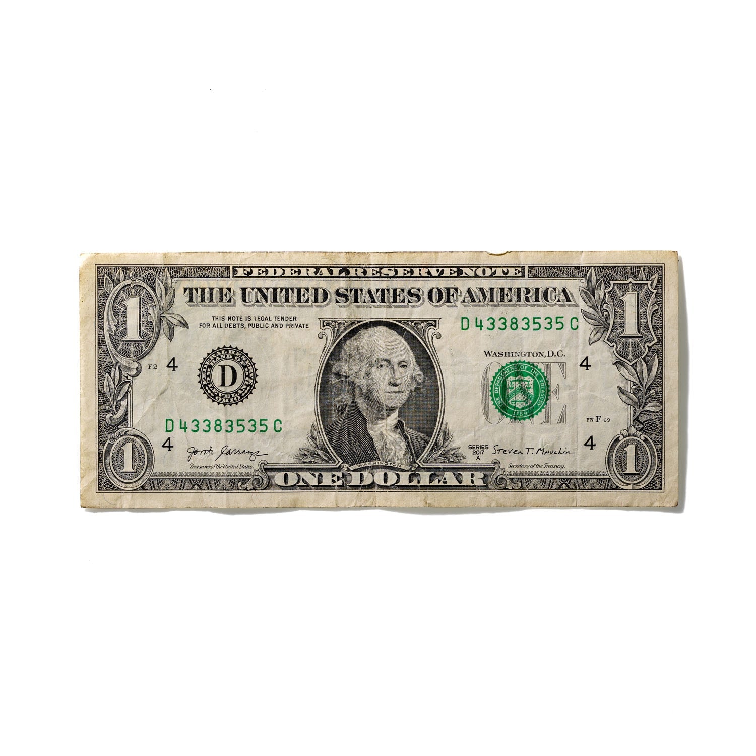 One-Dollar Bill No. 353