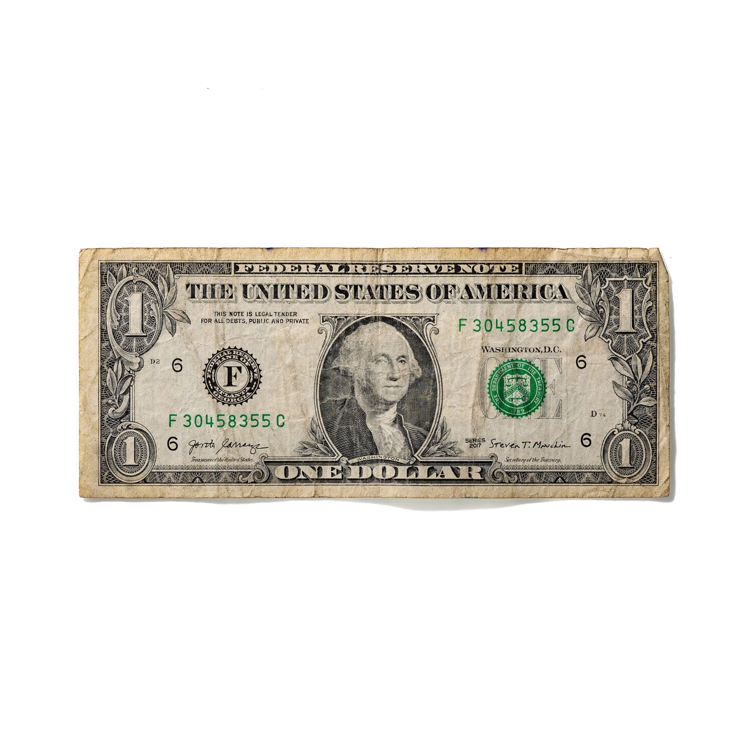 One-Dollar Bill No. 354