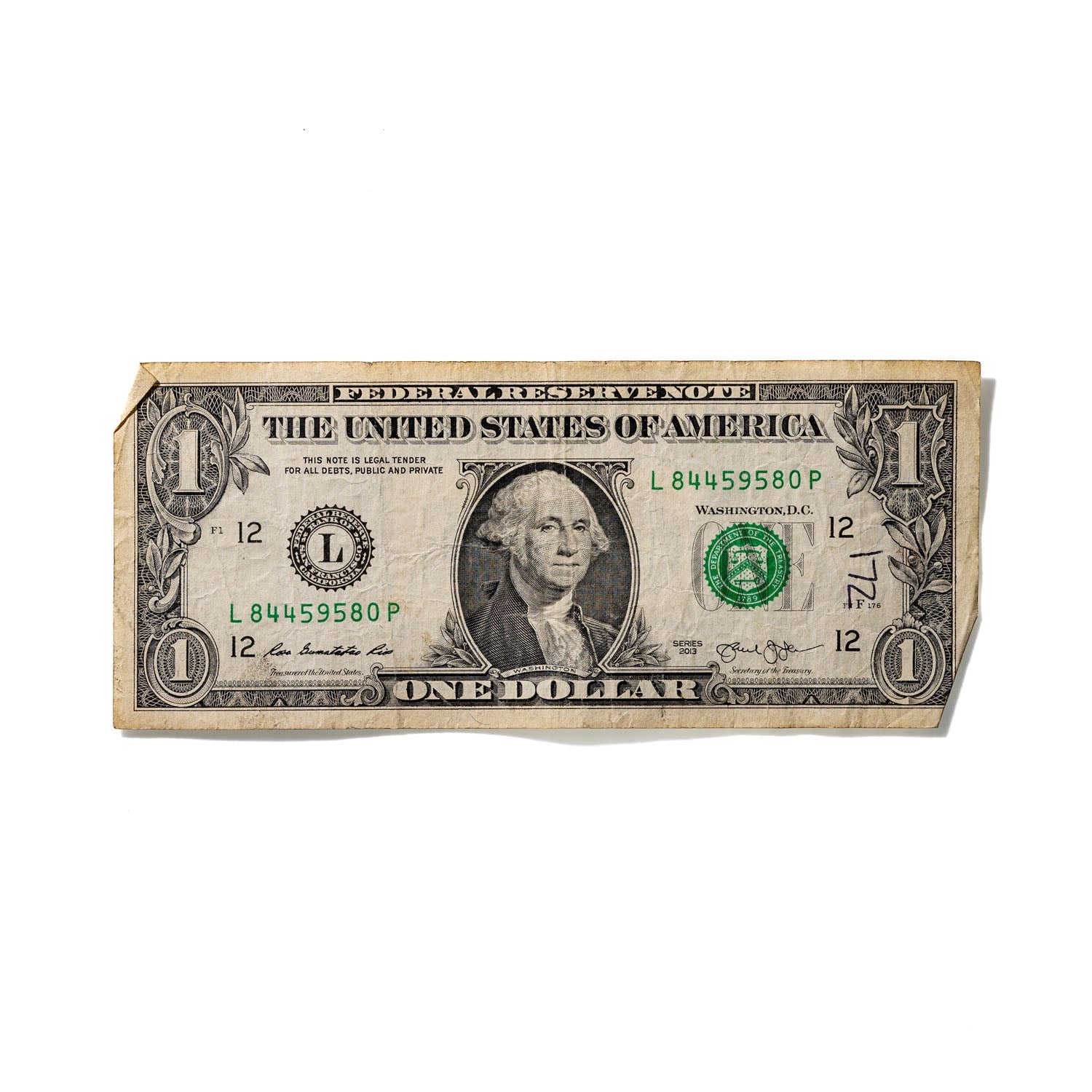 One-Dollar Bill No. 355