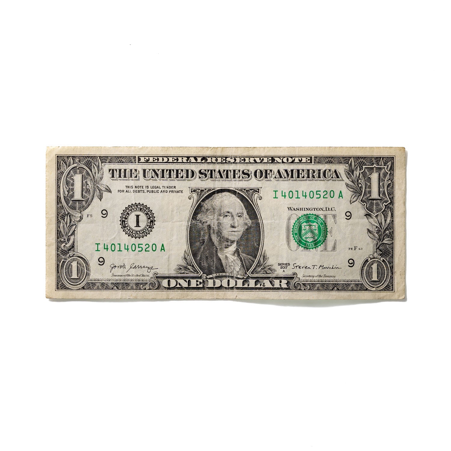 One-Dollar Bill No. 362