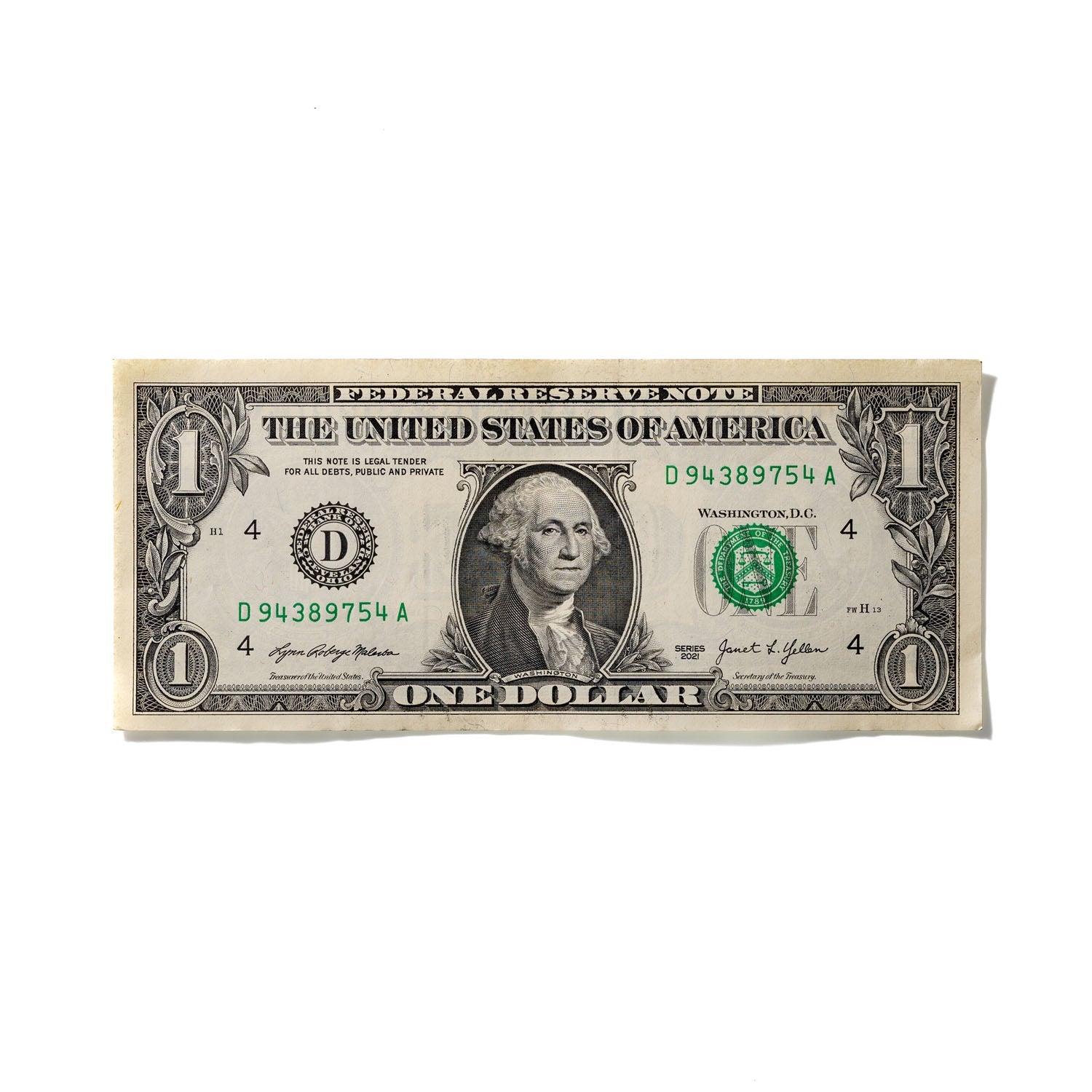 One-Dollar Bill No. 366